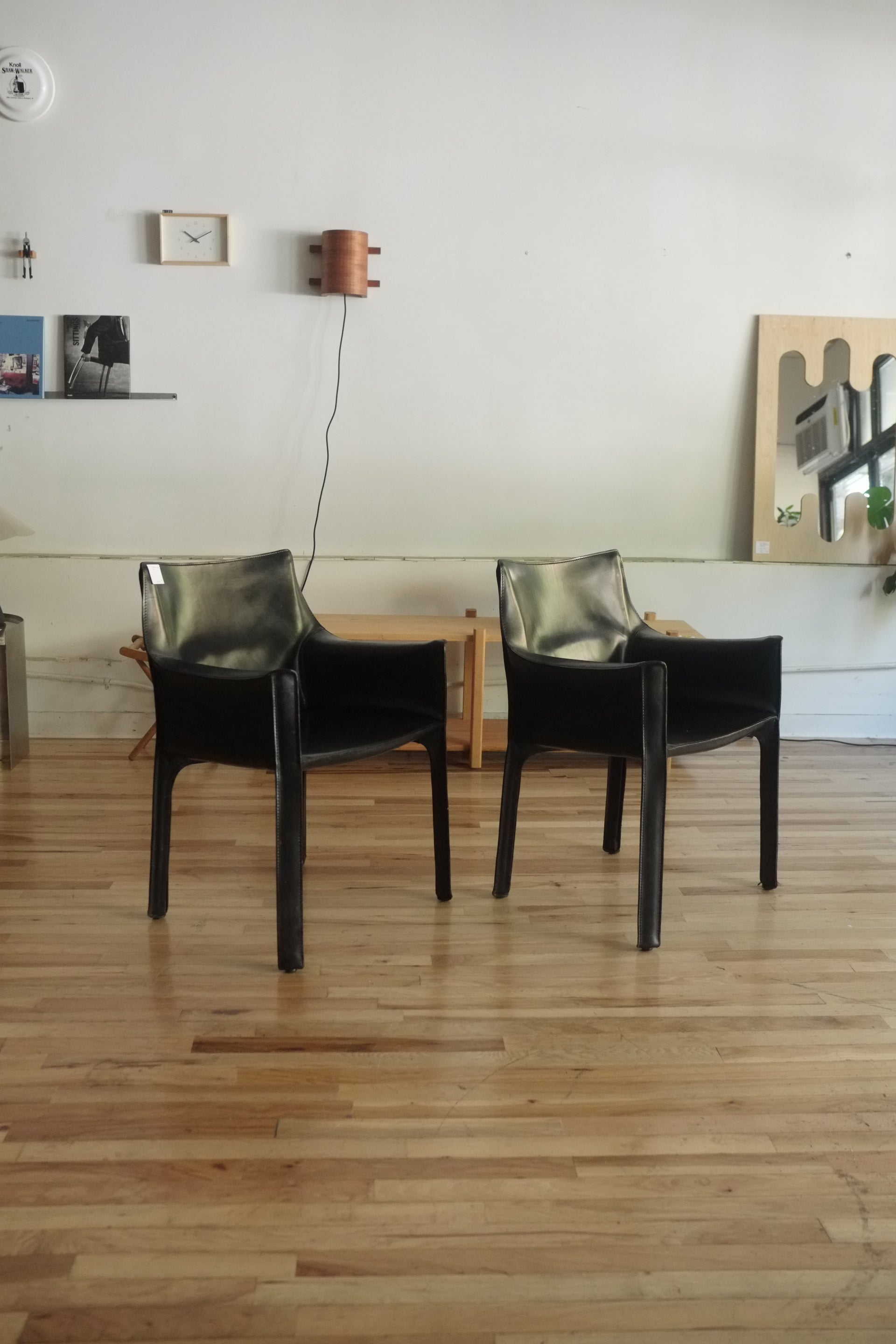 Cab 413 Armchairs by Mario Bellini for Cassina