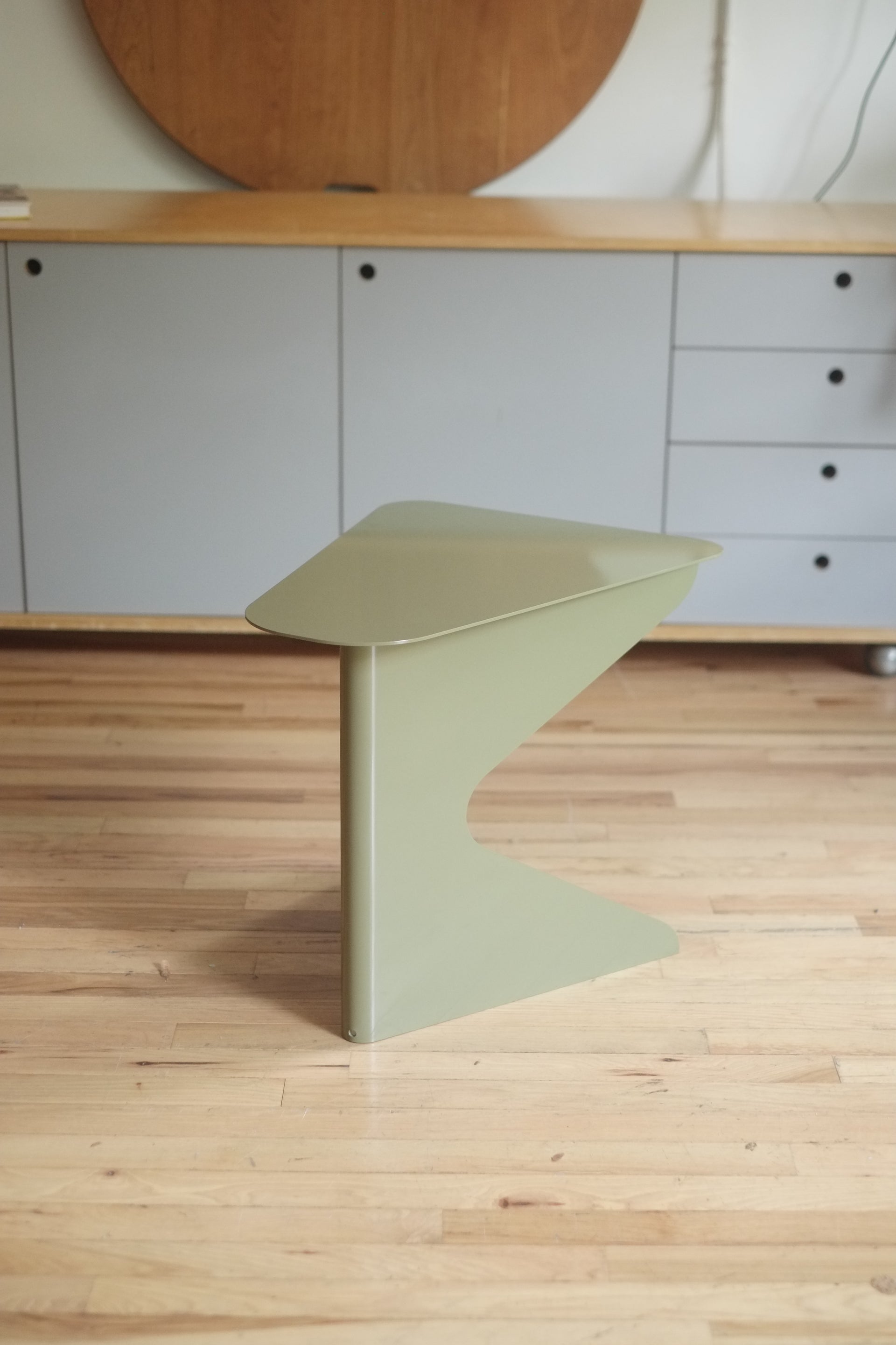 LM Stool by Nifemi-Marcus Bello (Lichen Green)
