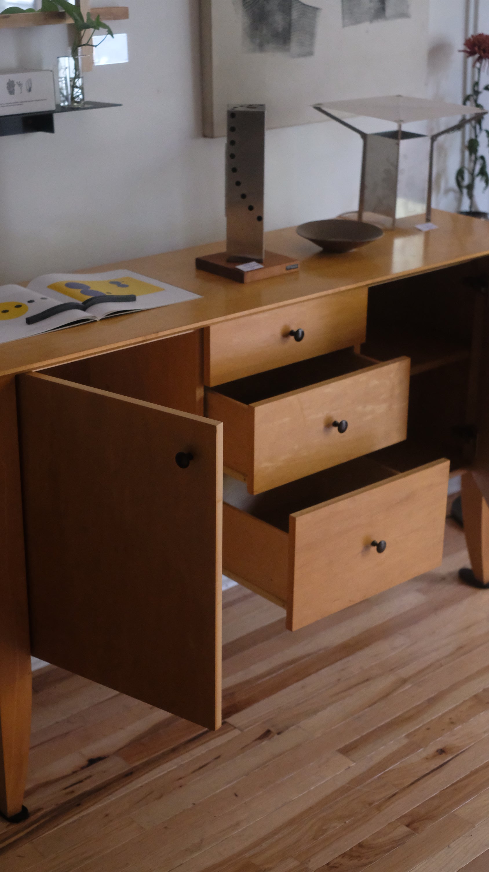 Maple Solid Wood Credenza by Crate & Barrel