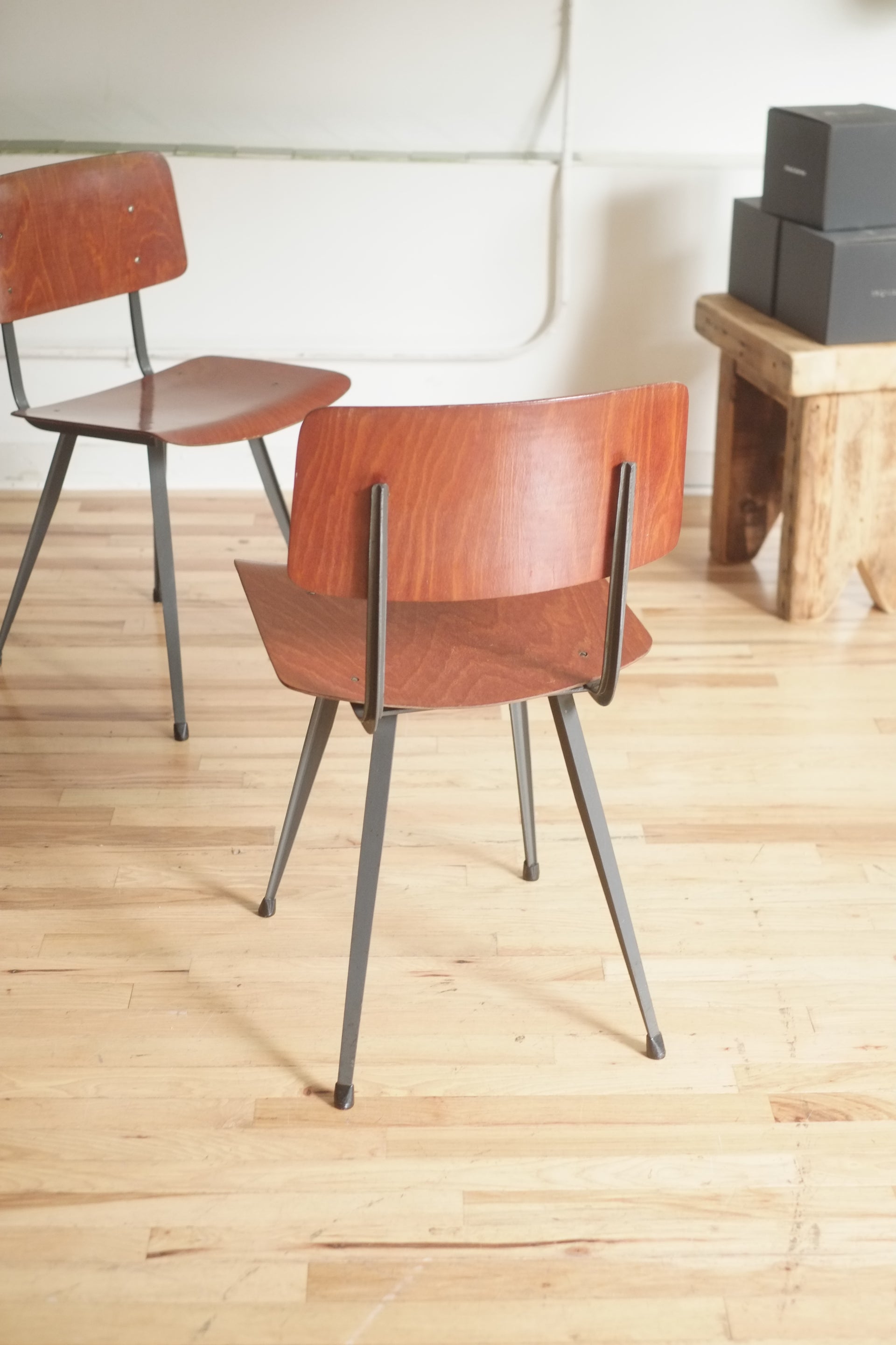 'Result' dining chairs by Friso Kramer for Ahrend (Set only)