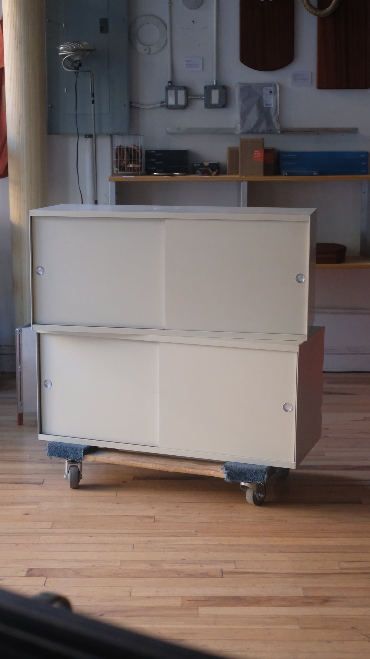 Rare sliding door Cabinets by Dieter Rams for Vitsœ (Price Per)