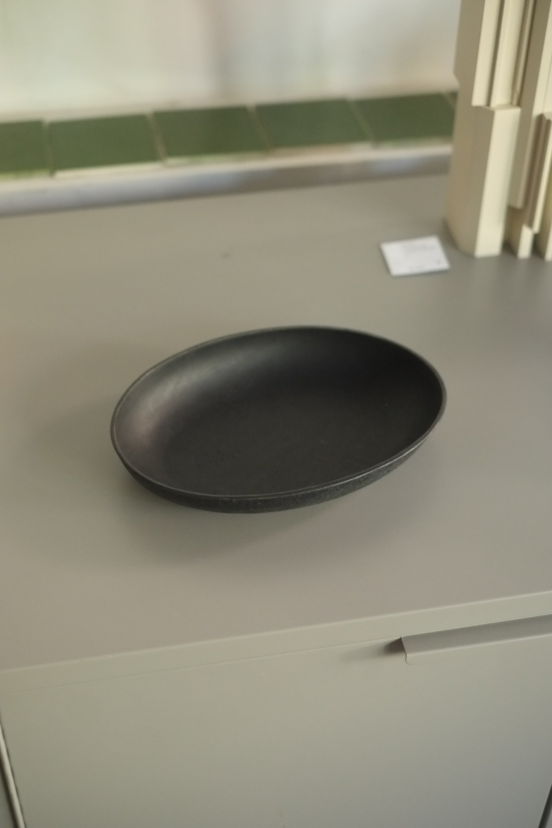 Off Cuts Leather Bowl Blk