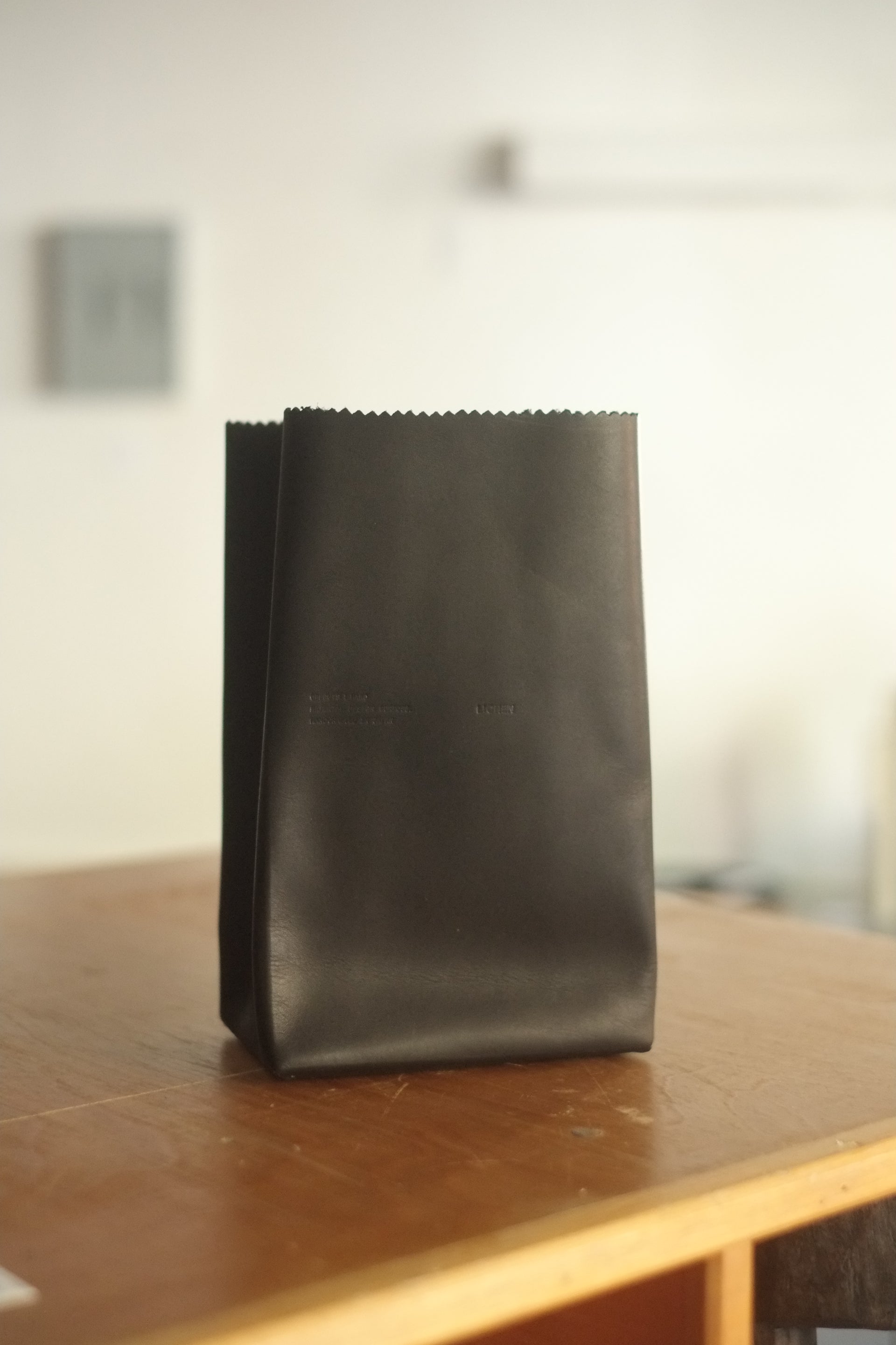Off Cuts Leather Bag (Blk)