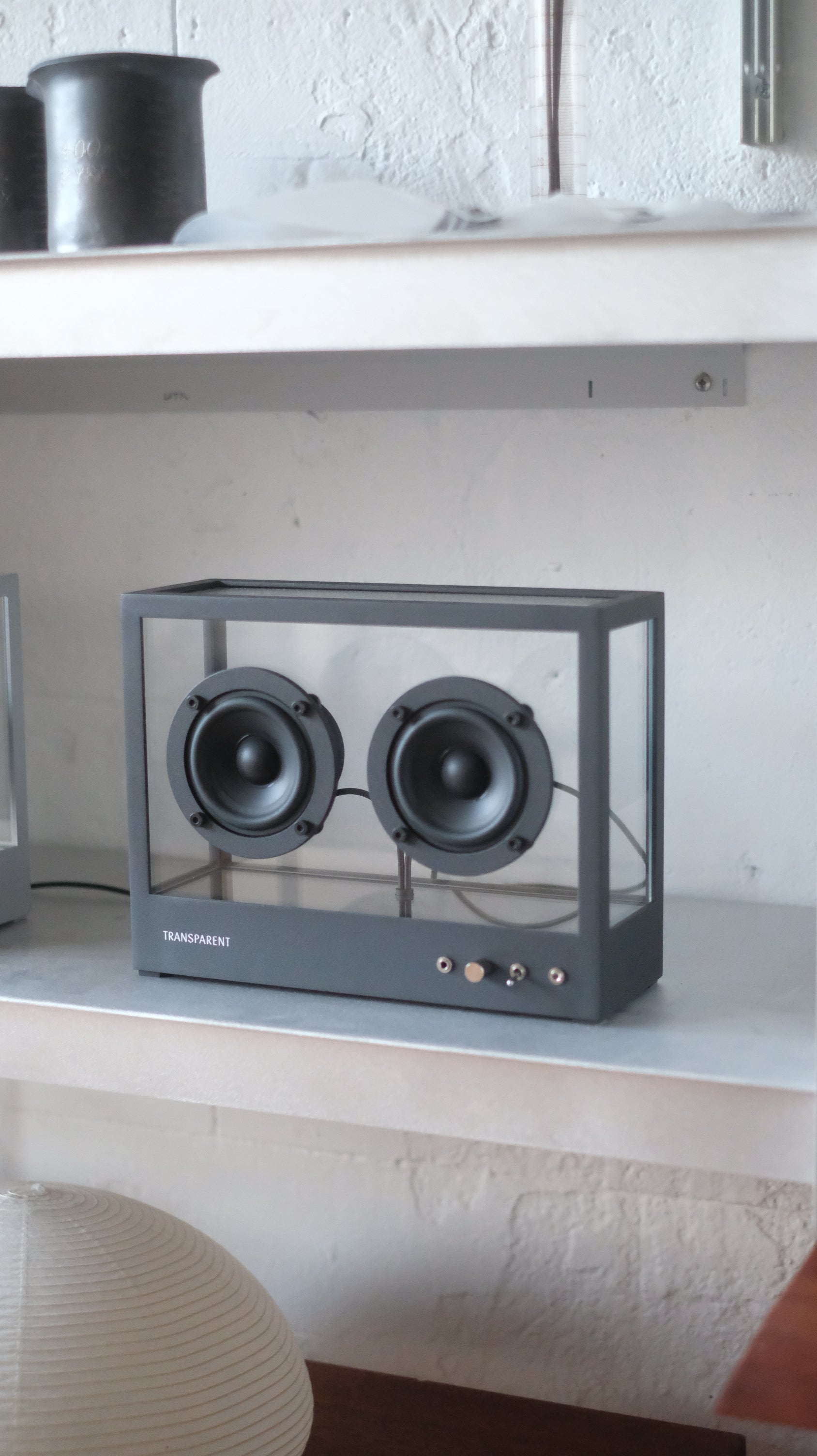 Transparent Speaker - Small - (Multiple Colors) - lichennyc