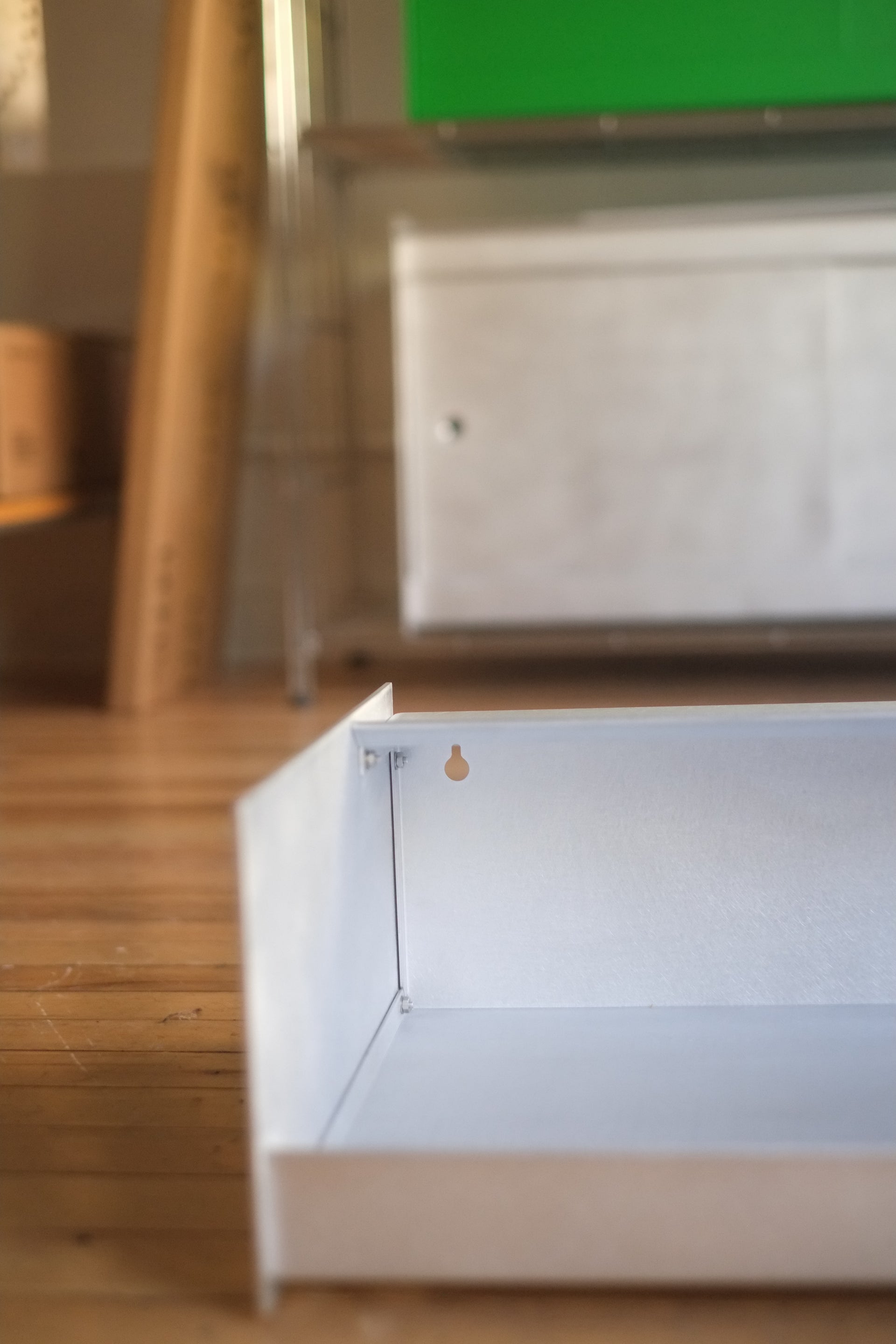UTIL x Jak Shoe Rack in Brushed Aluminum (Floor Model)