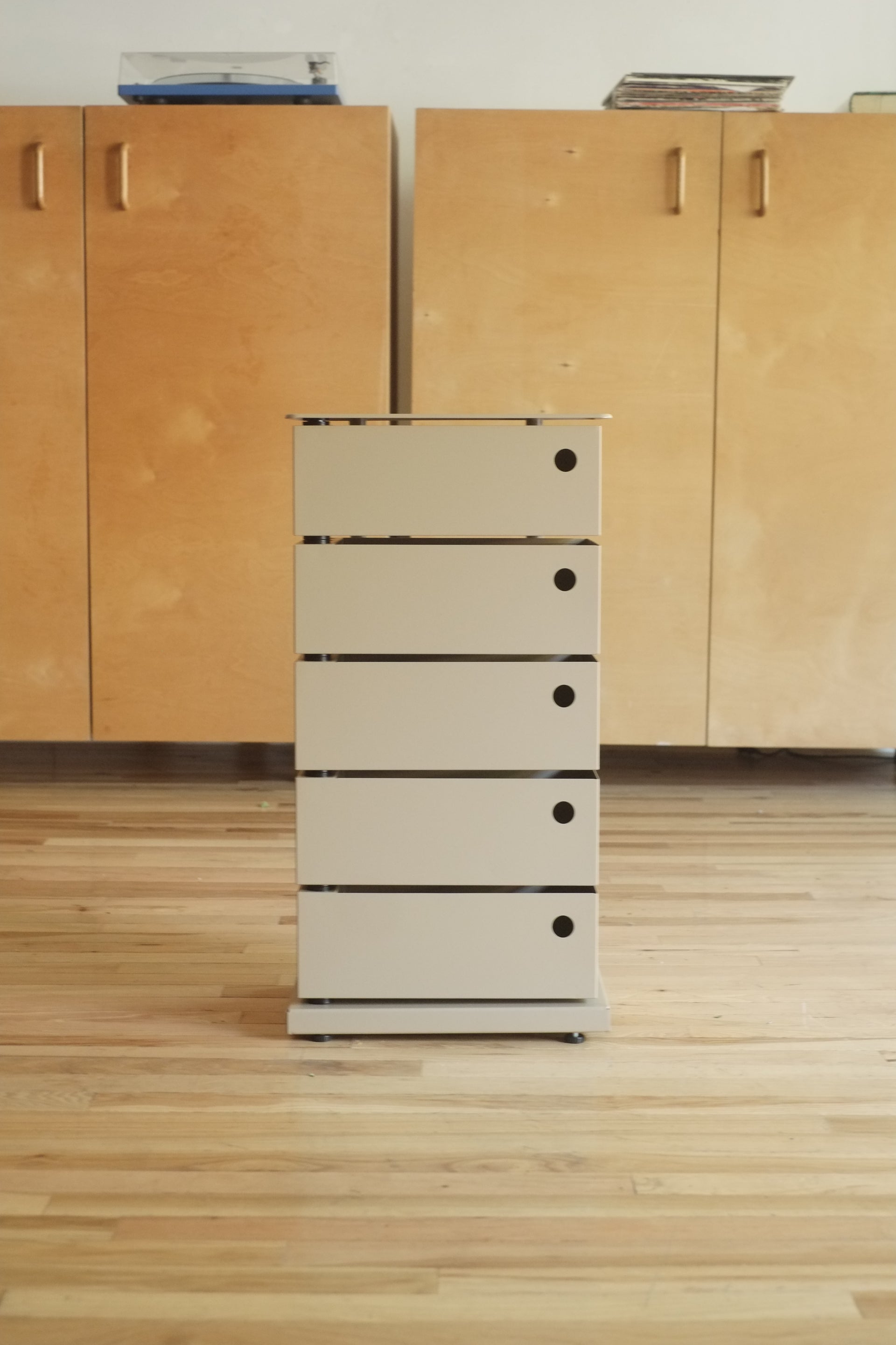 5-Drawer Pivot Cabinet (Mushroom)