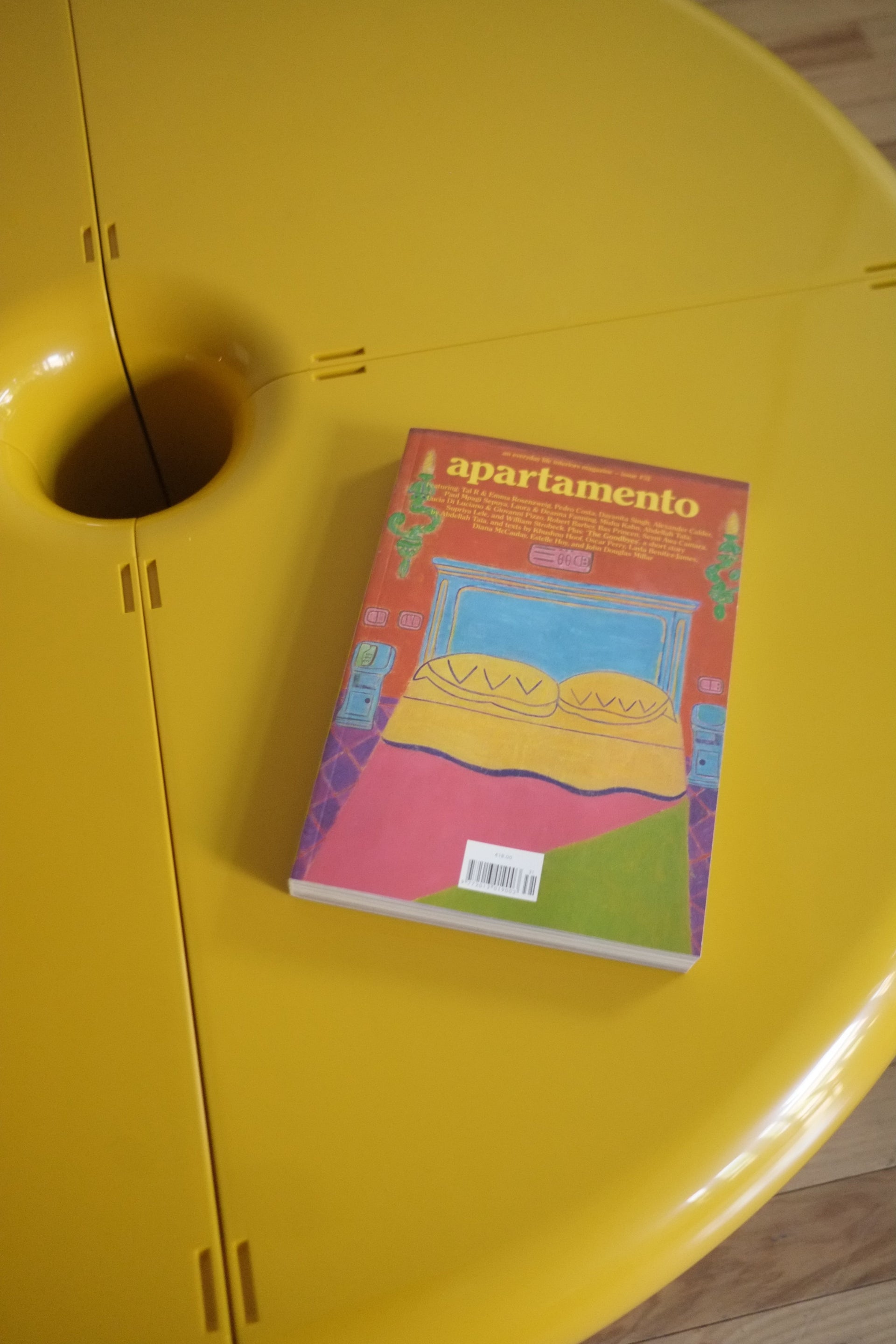 4/4 Coffee table by Rodolfo Bonetto (Honey Mustard)