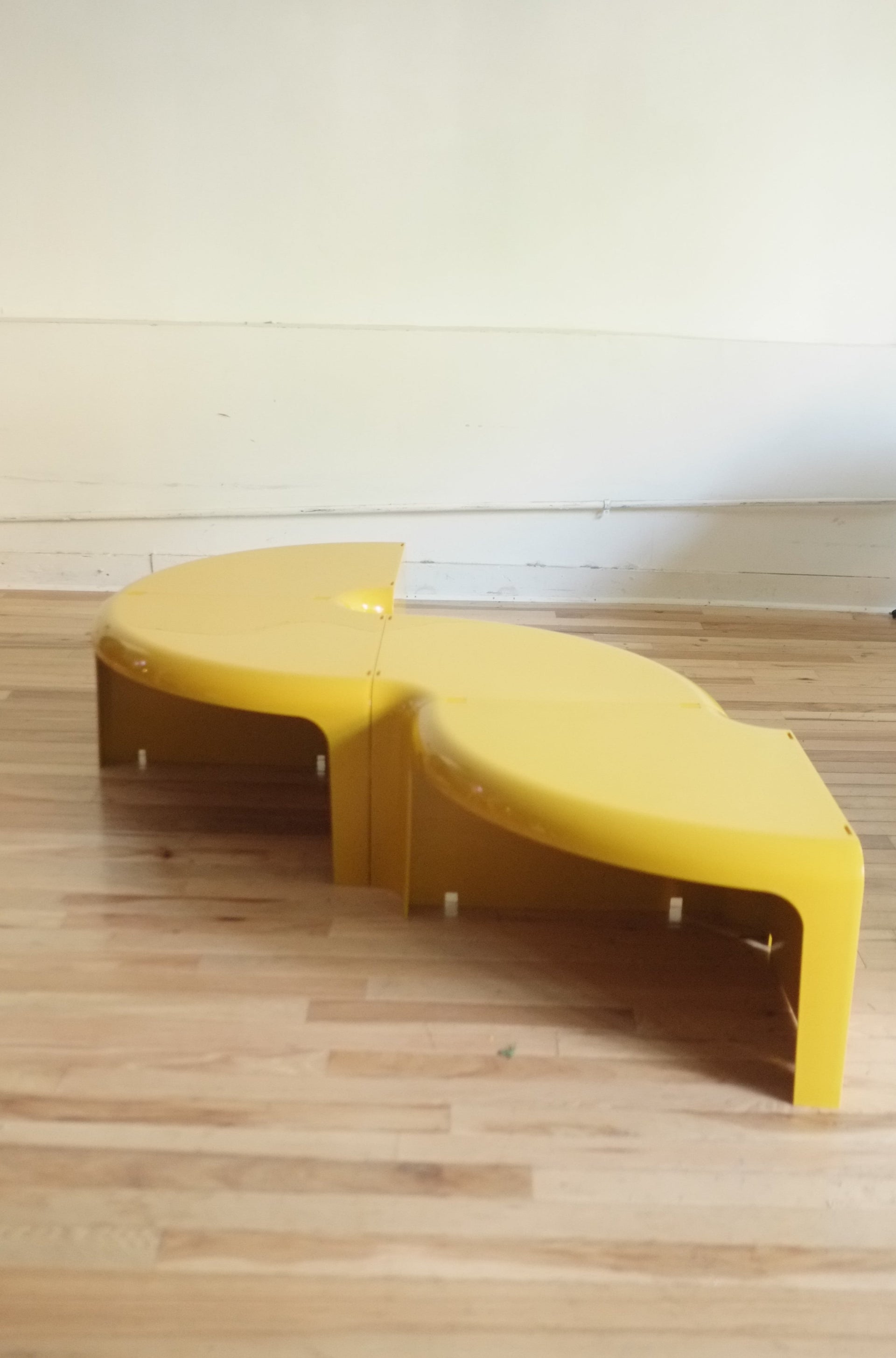 4/4 Coffee table by Rodolfo Bonetto (Honey Mustard)