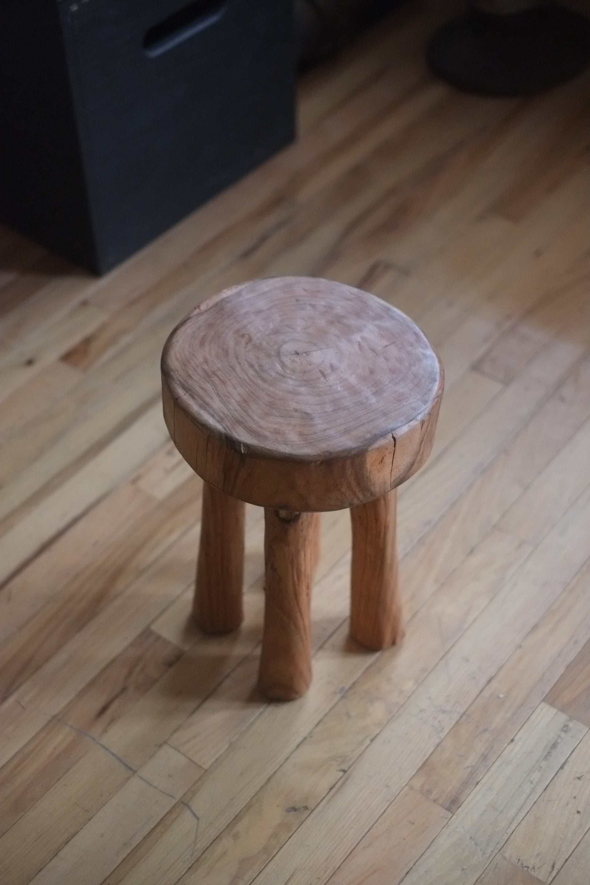 Senufo Stool A (Light Brown)