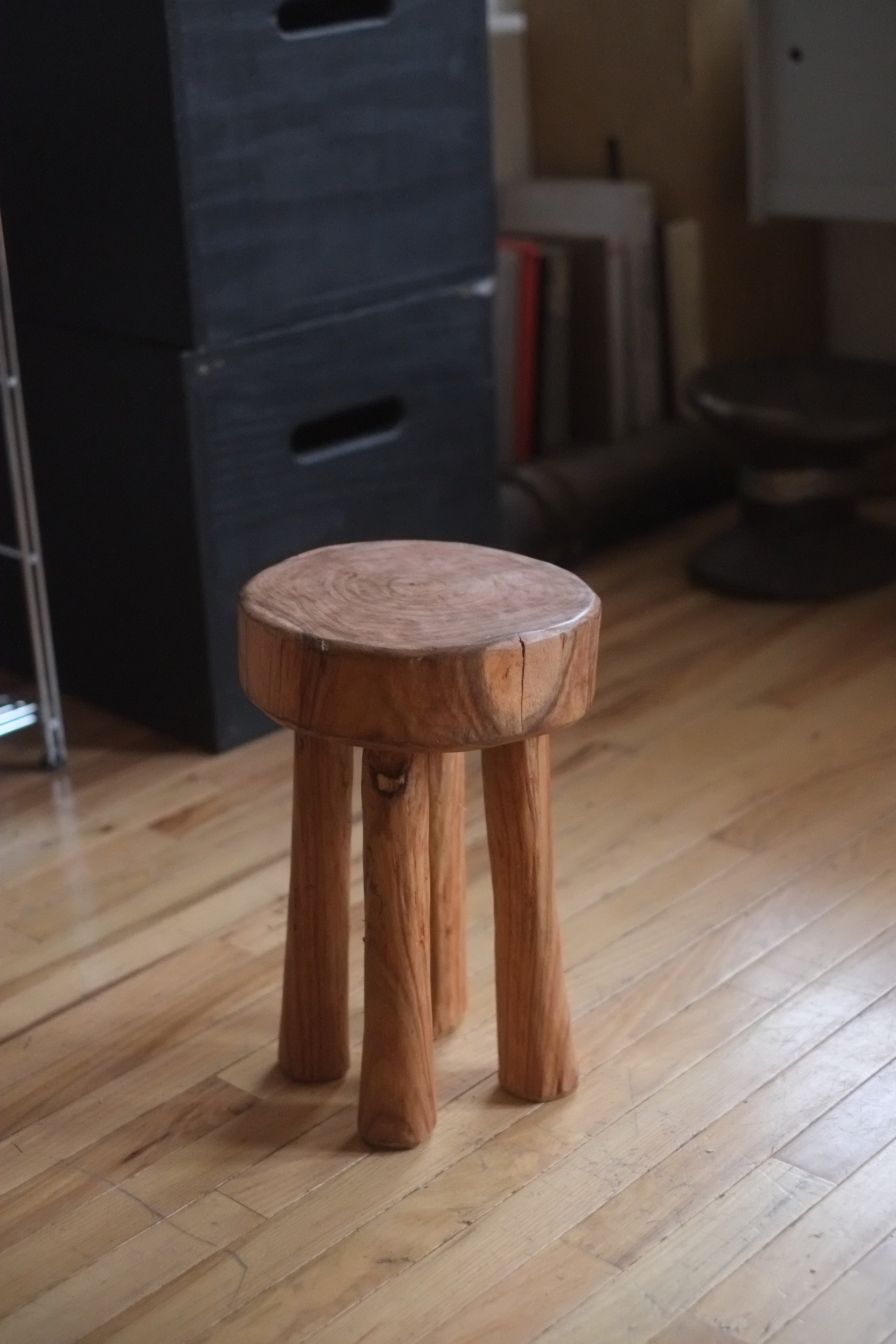 Senufo Stool A (Light Brown)
