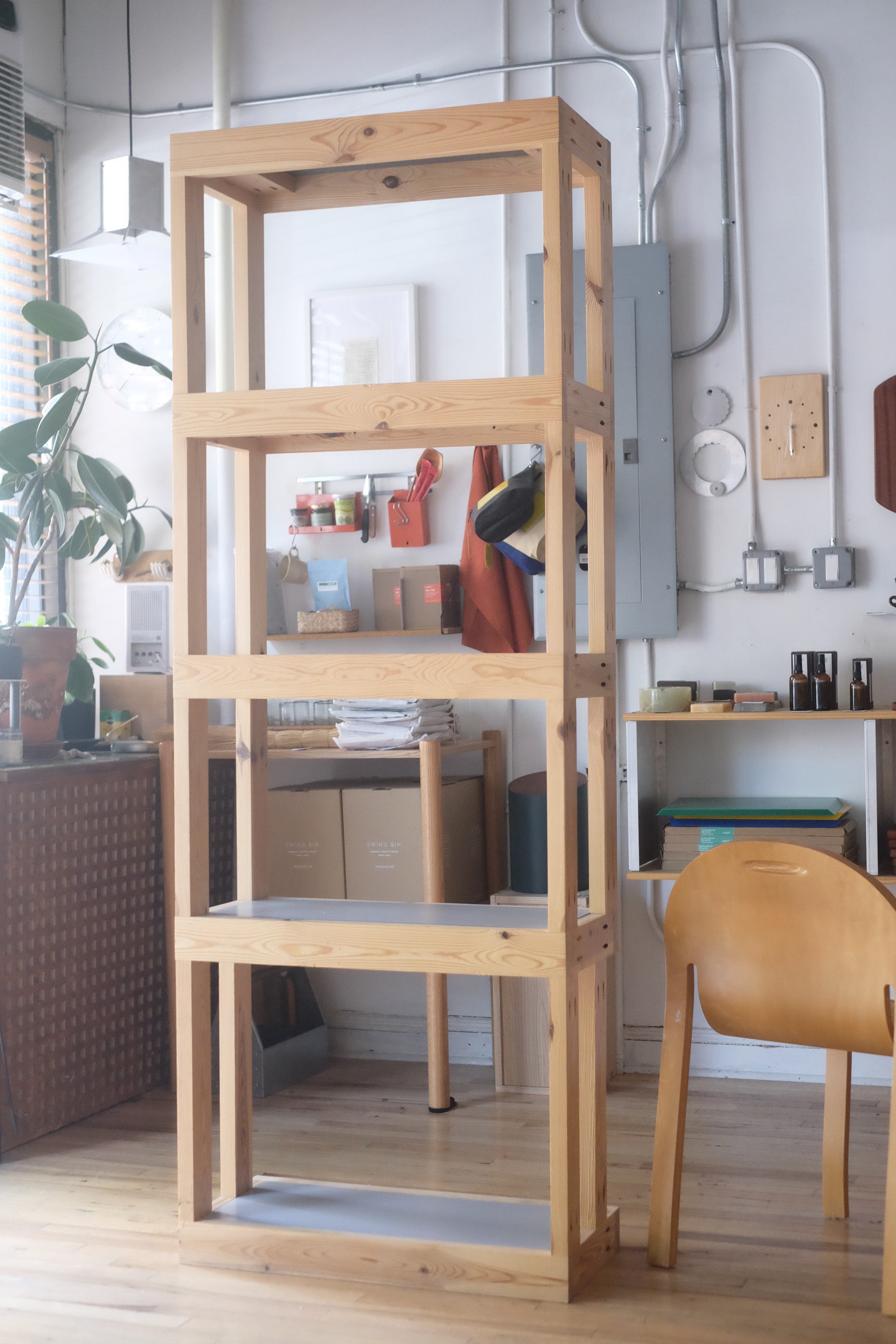 Custom Pine Shelves