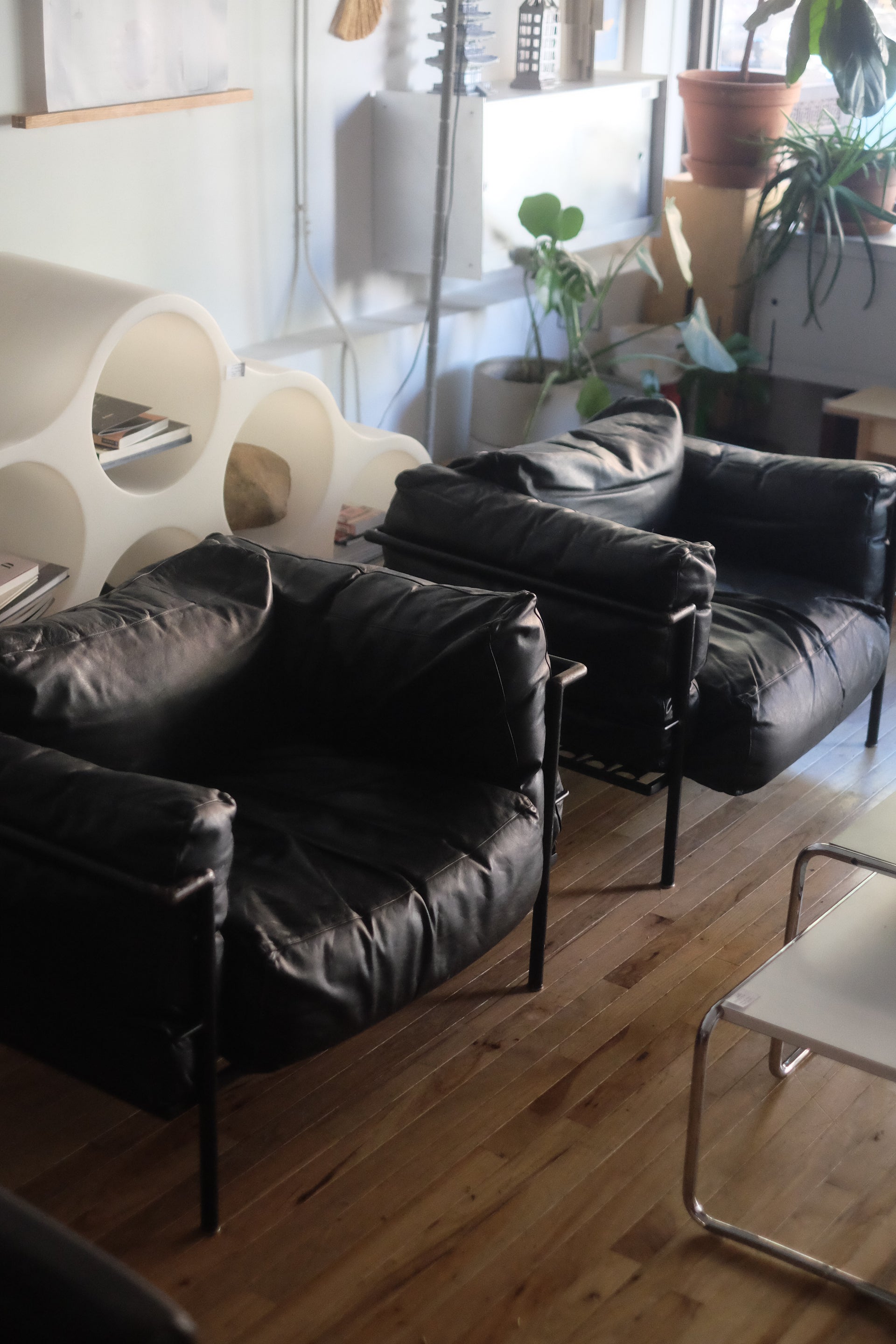 LC3 Lounge Chairs - Black Leather (Price Per)