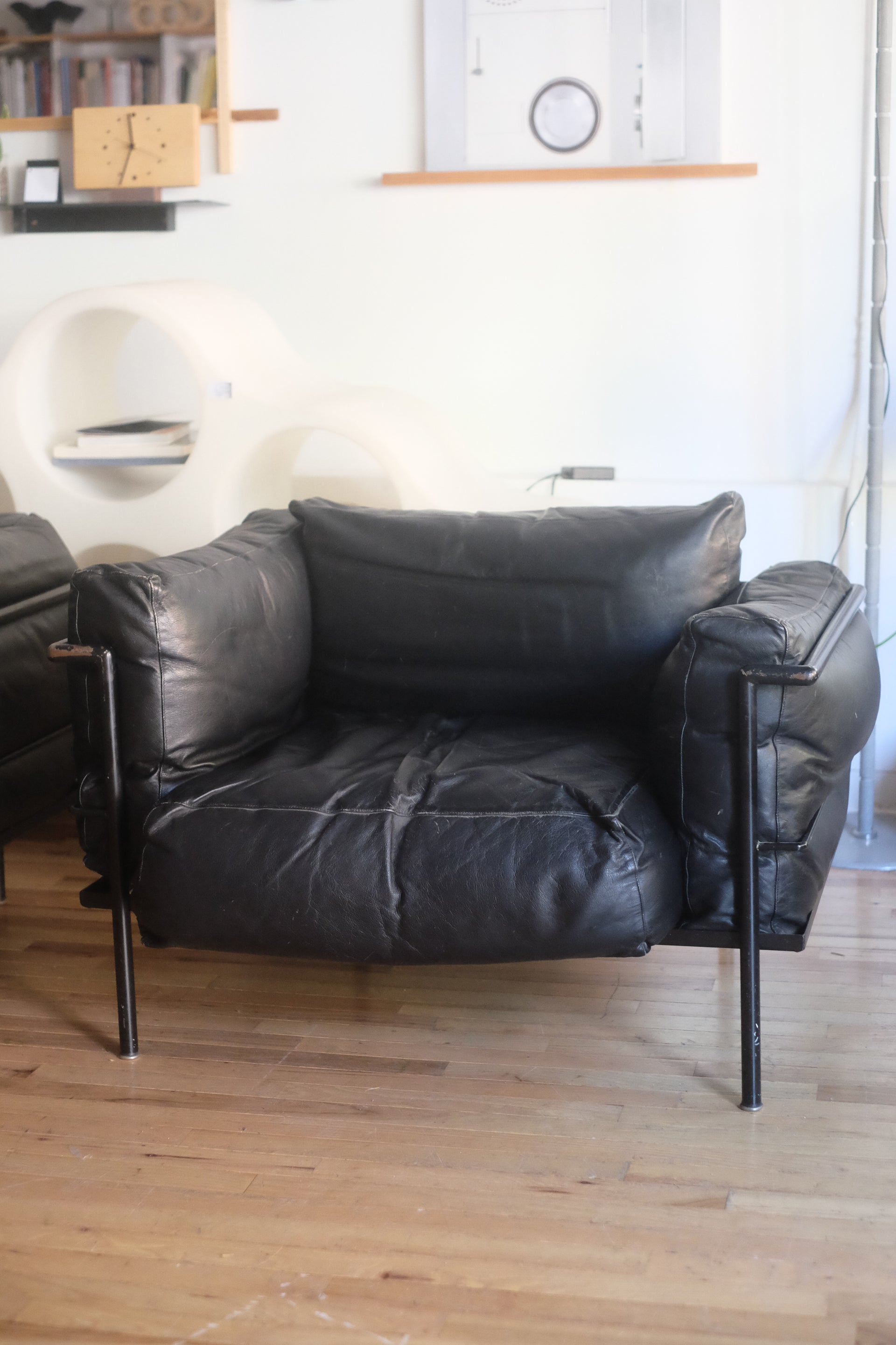 LC3 Lounge Chairs - Black Leather (Price Per)