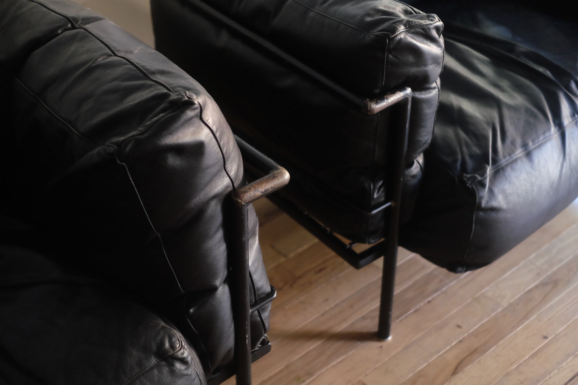 LC3 Lounge Chairs - Black Leather (Price Per)