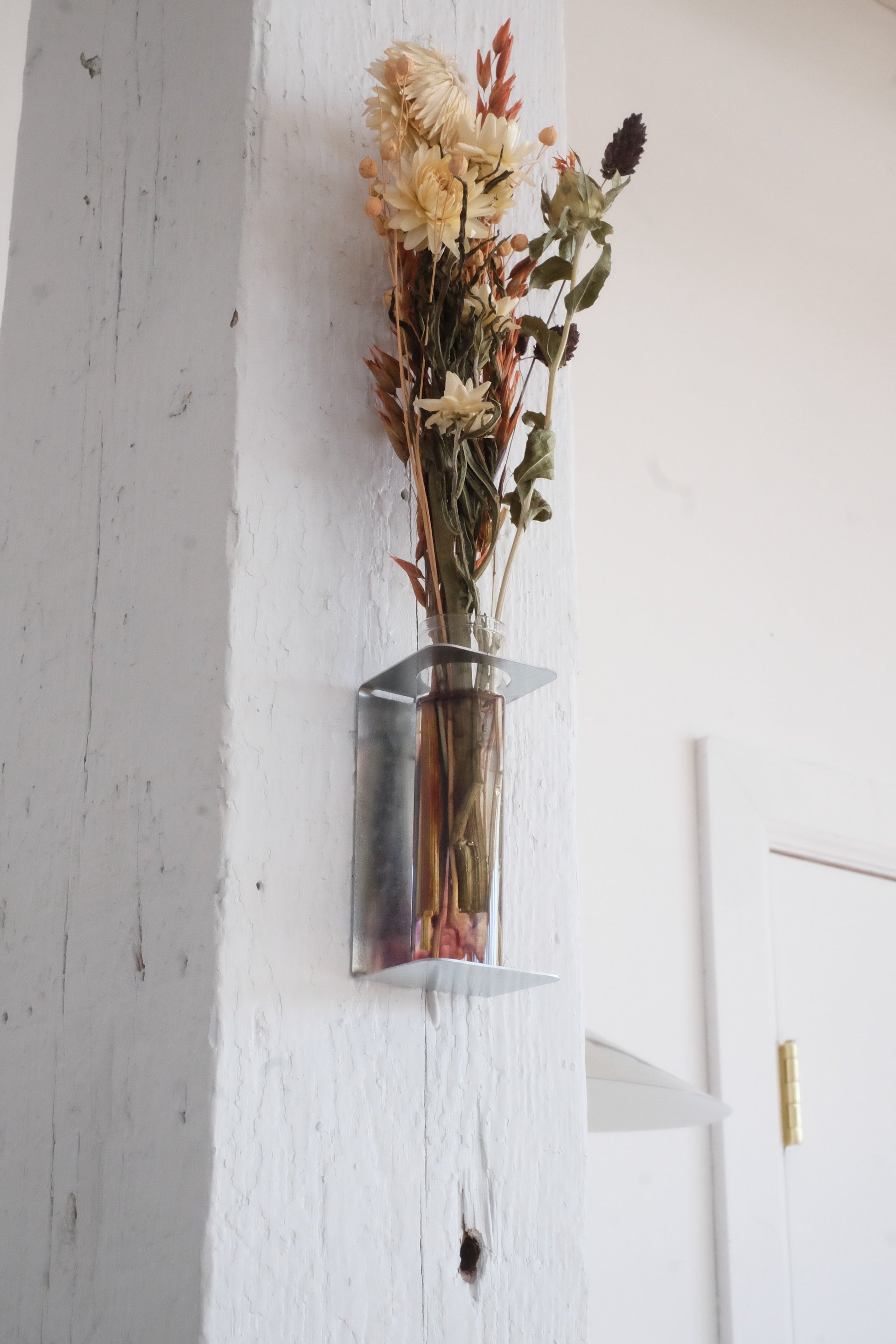 Galvanized Wall Bud Vase
