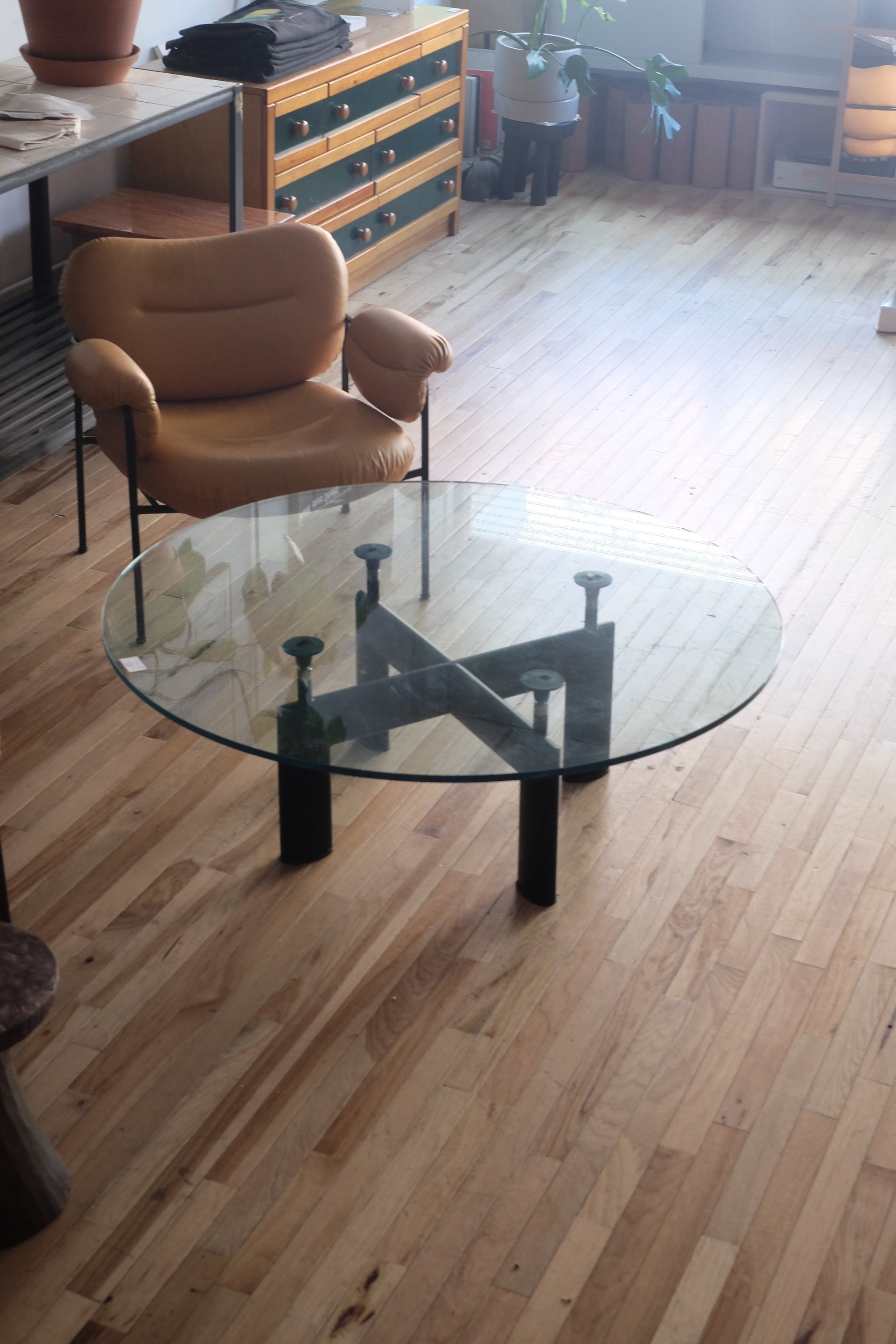 47"Glass Coffee Table