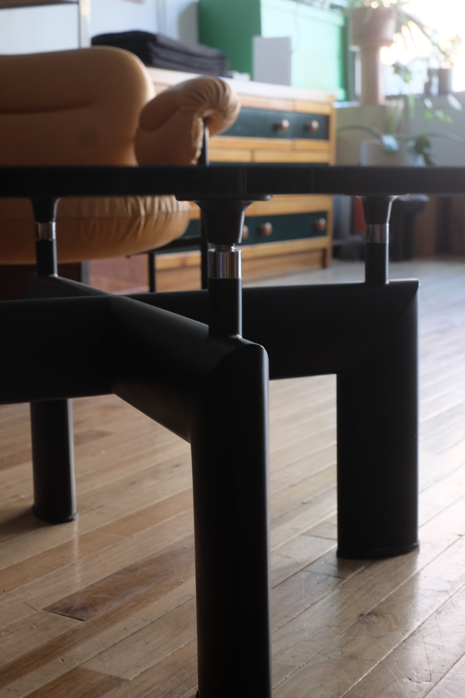 47"Glass Coffee Table