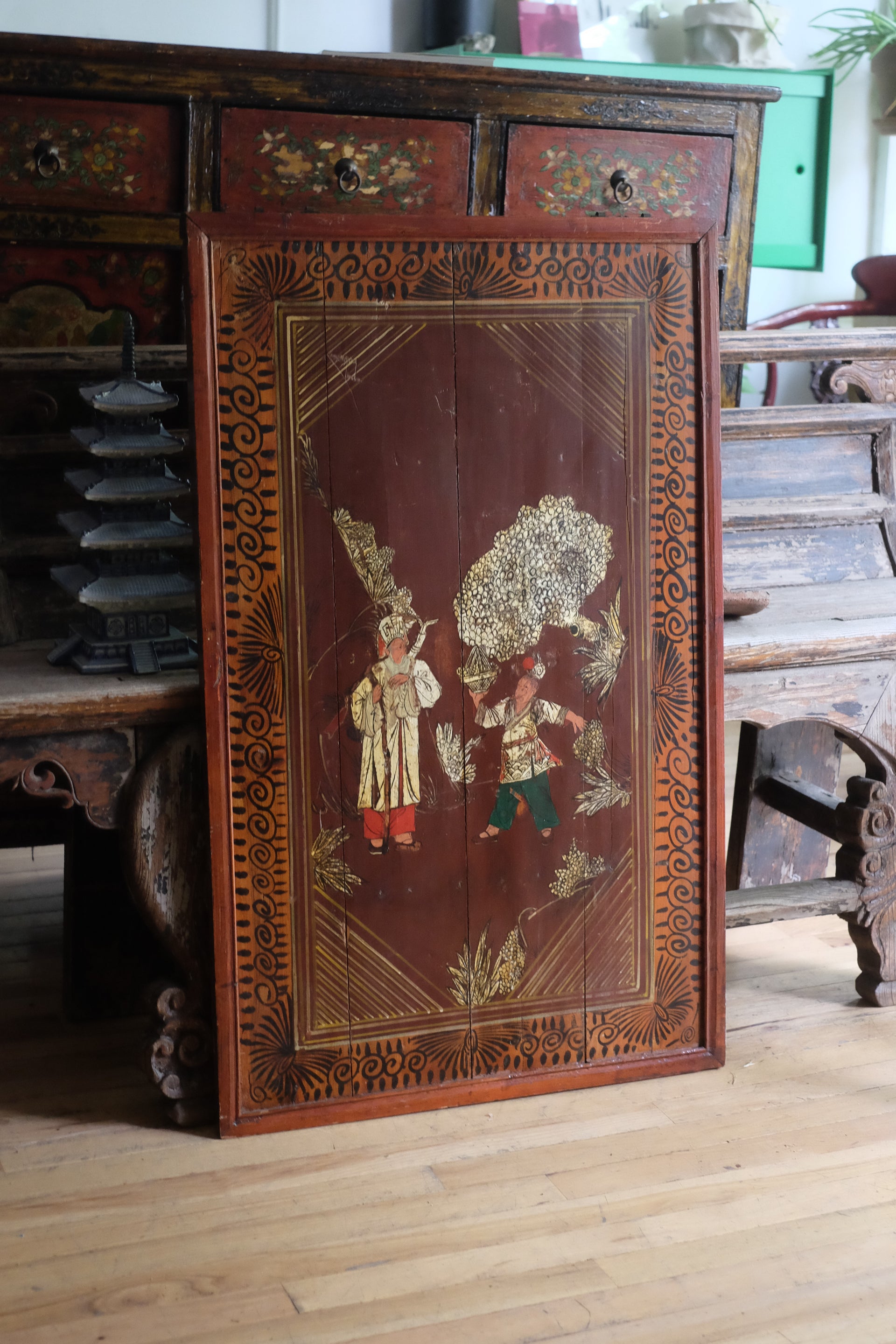 Painted Wood Board