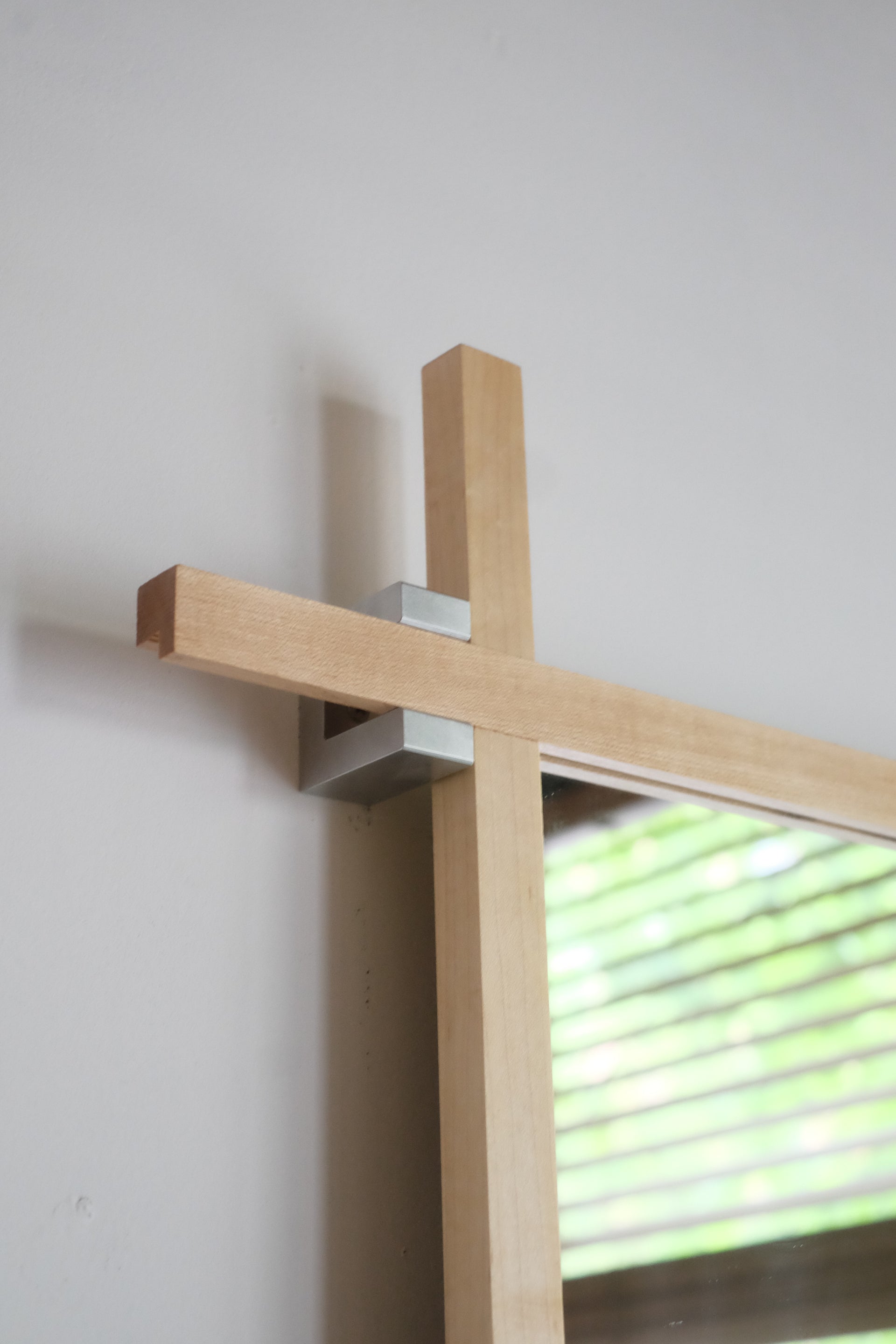 Maple Hanging Wall Mirror by Ed Be