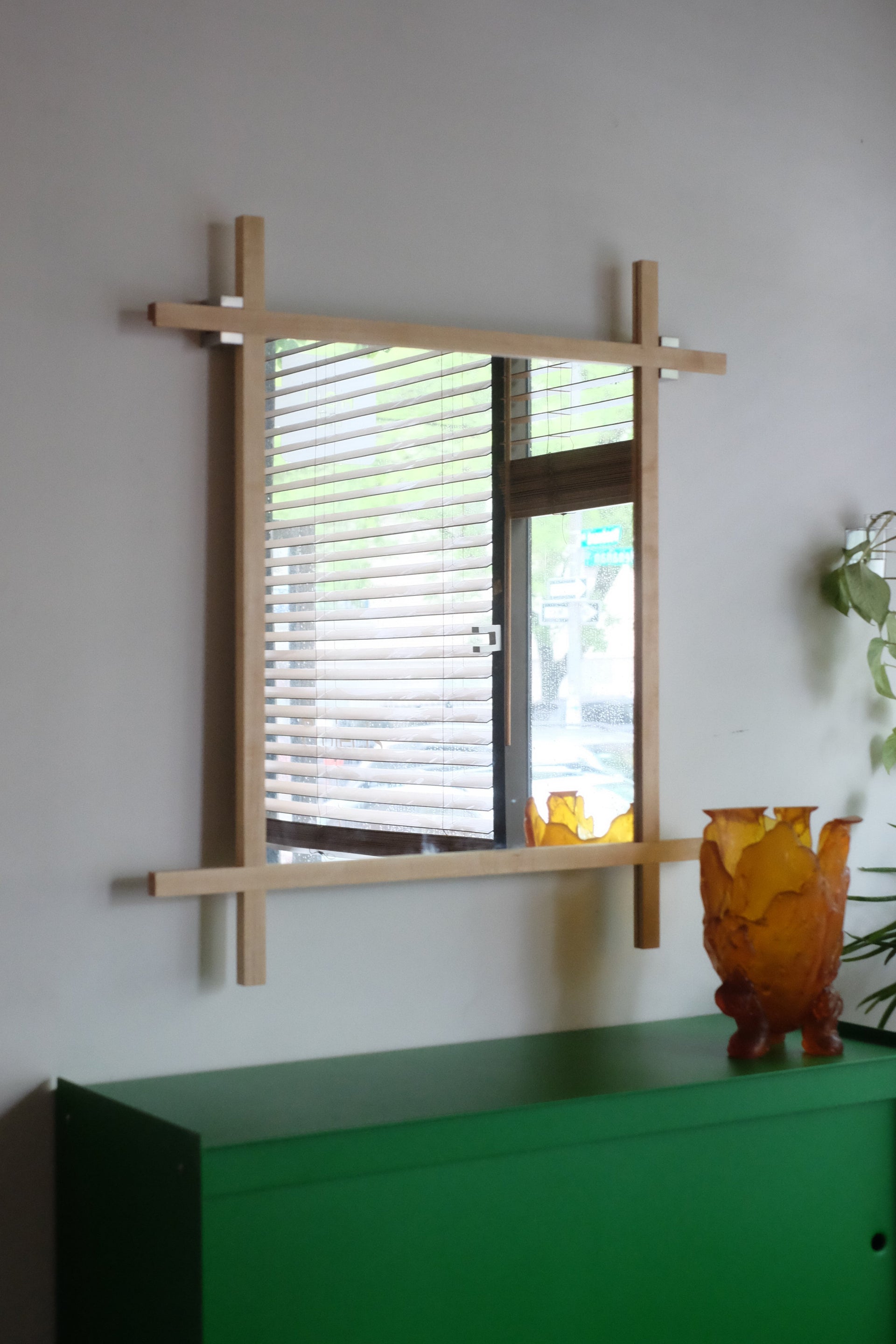 Maple Hanging Wall Mirror by Ed Be