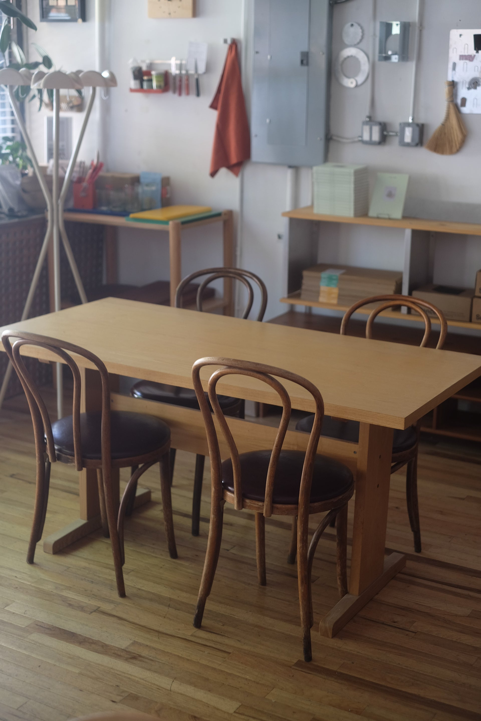 Ash Trestle Leg Table