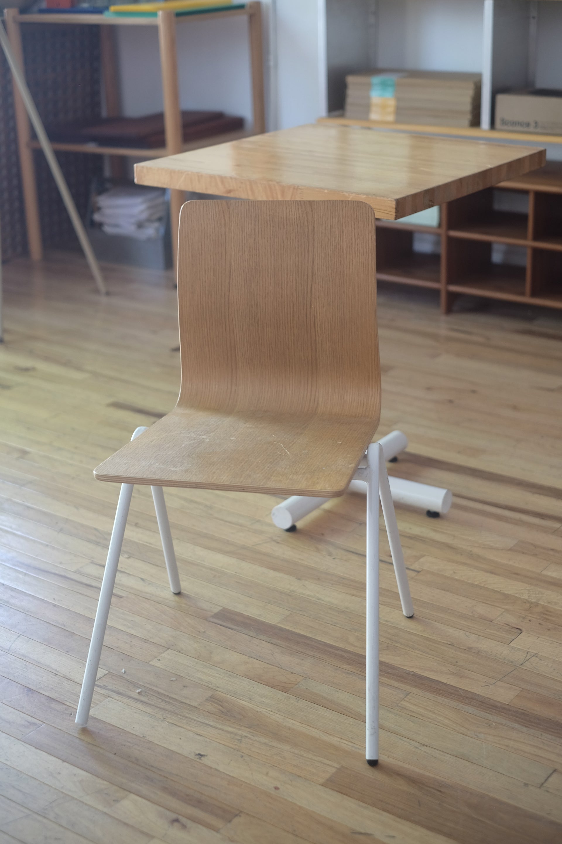 Bentwood Aluminium Stackable Side Chairs (set of 4)