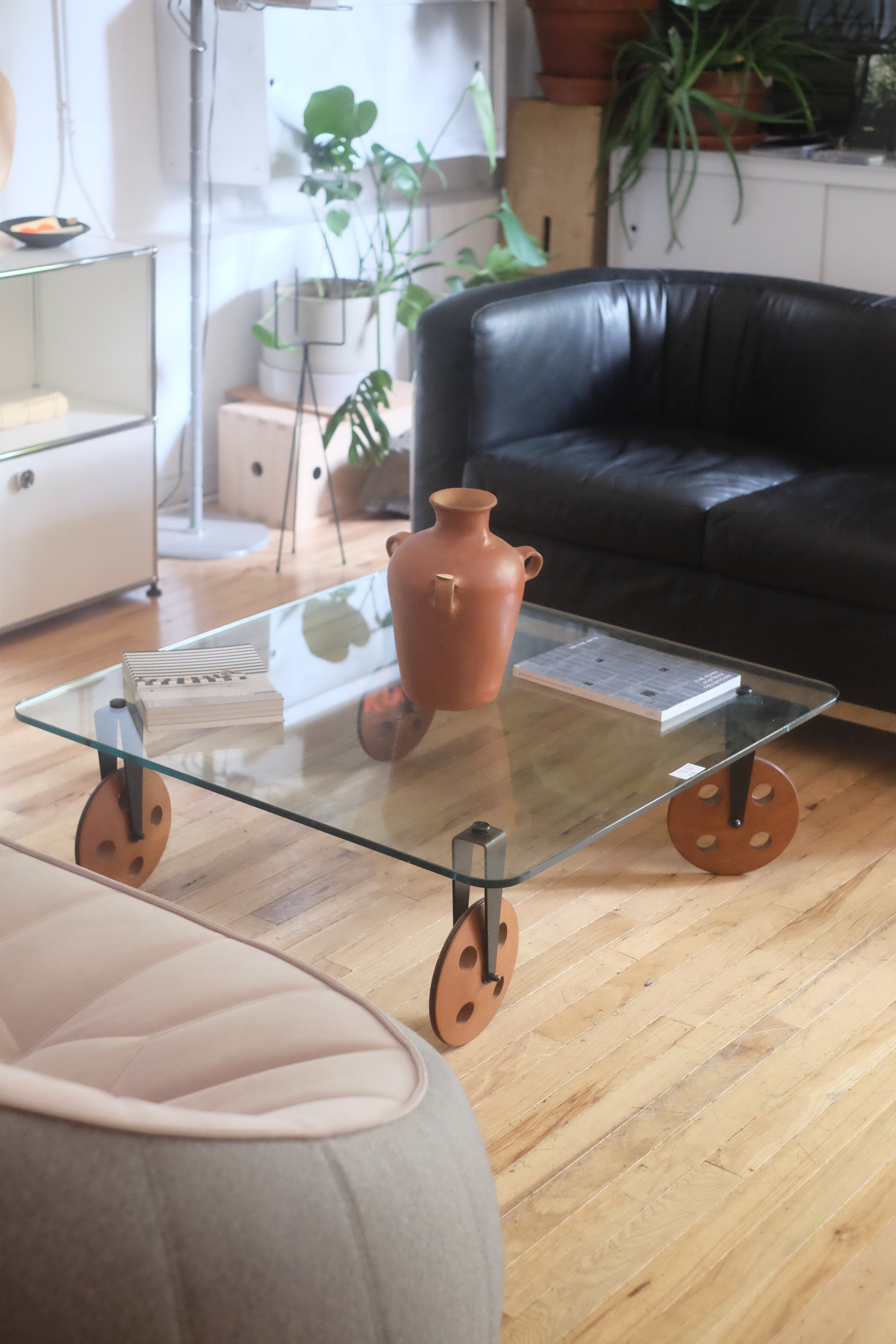 'Tavolo Con Ruote' Coffee Table by Gae Aulenti for Fontana Arte