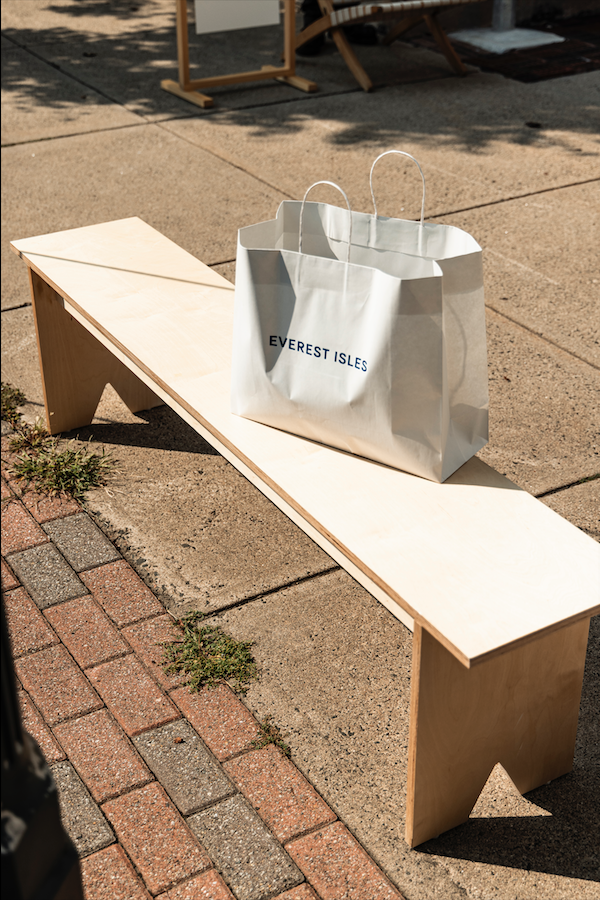 Baltic Birch Bench for Everest Isle