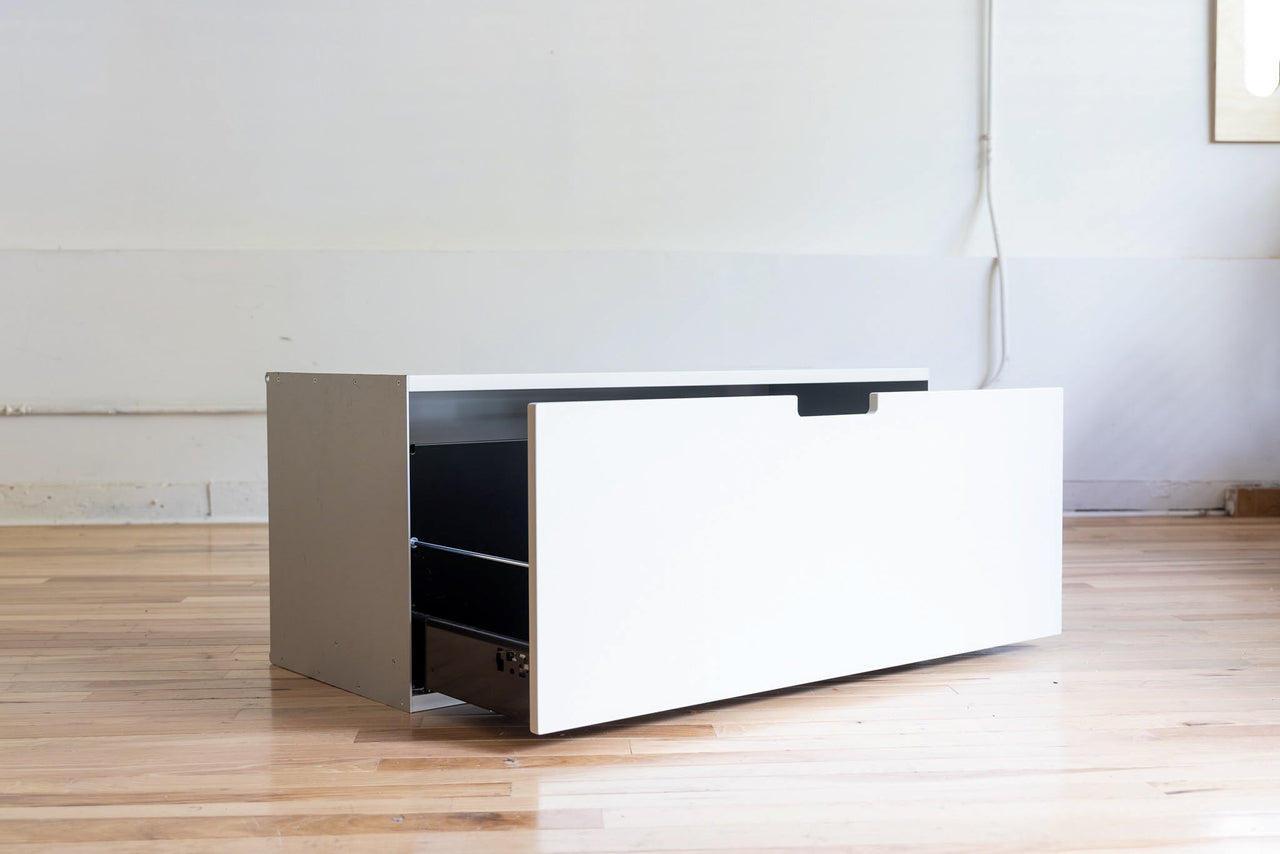 One Drawer Cabinet (off white) by Dieter Rams for Vitsœ