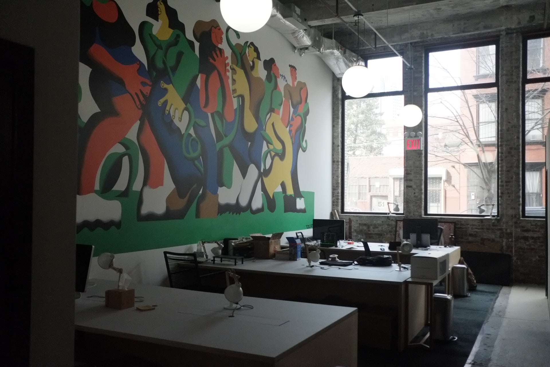 Ghostly Office Interior