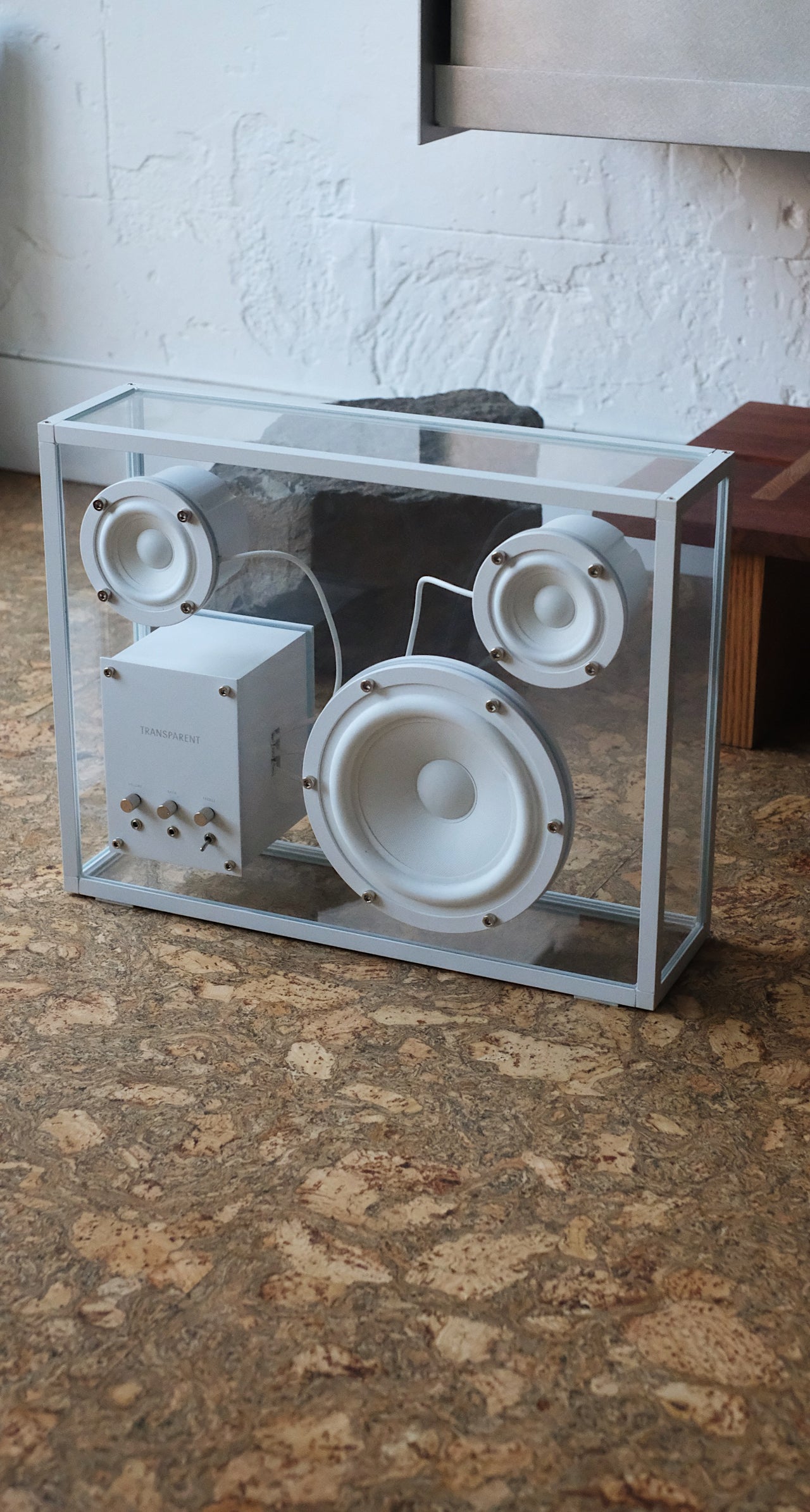 Transparent Speaker - Large - (Multiple Colors)