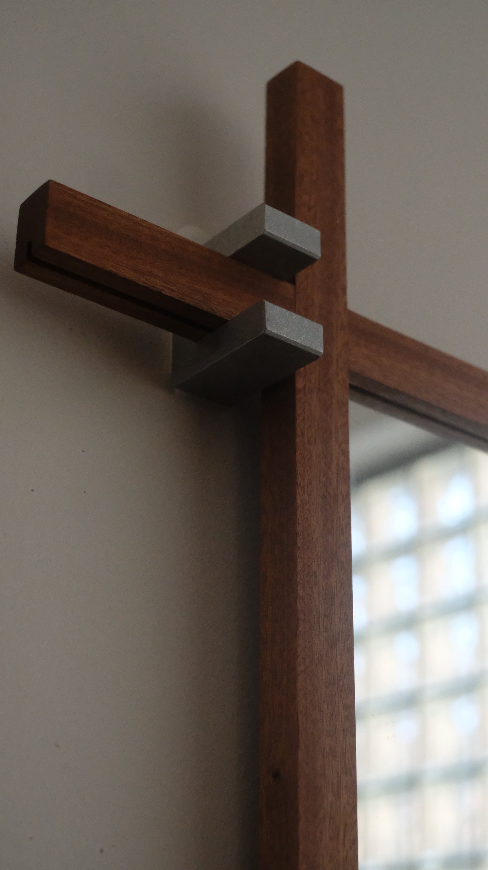Sapele Hanging Wall Mirror by Ed Be (Low Stock)