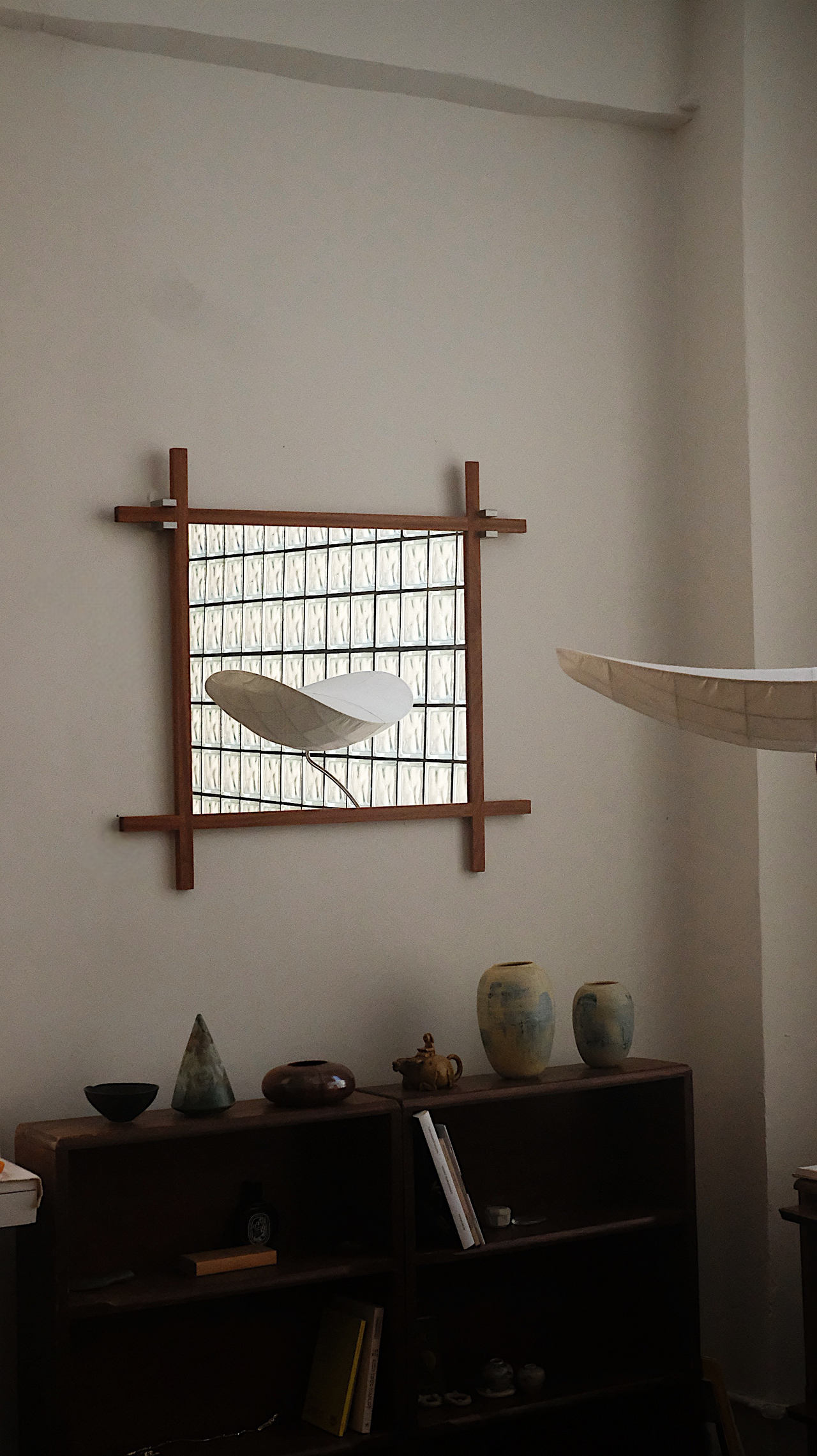 Sapele Hanging Wall Mirror by Ed Be