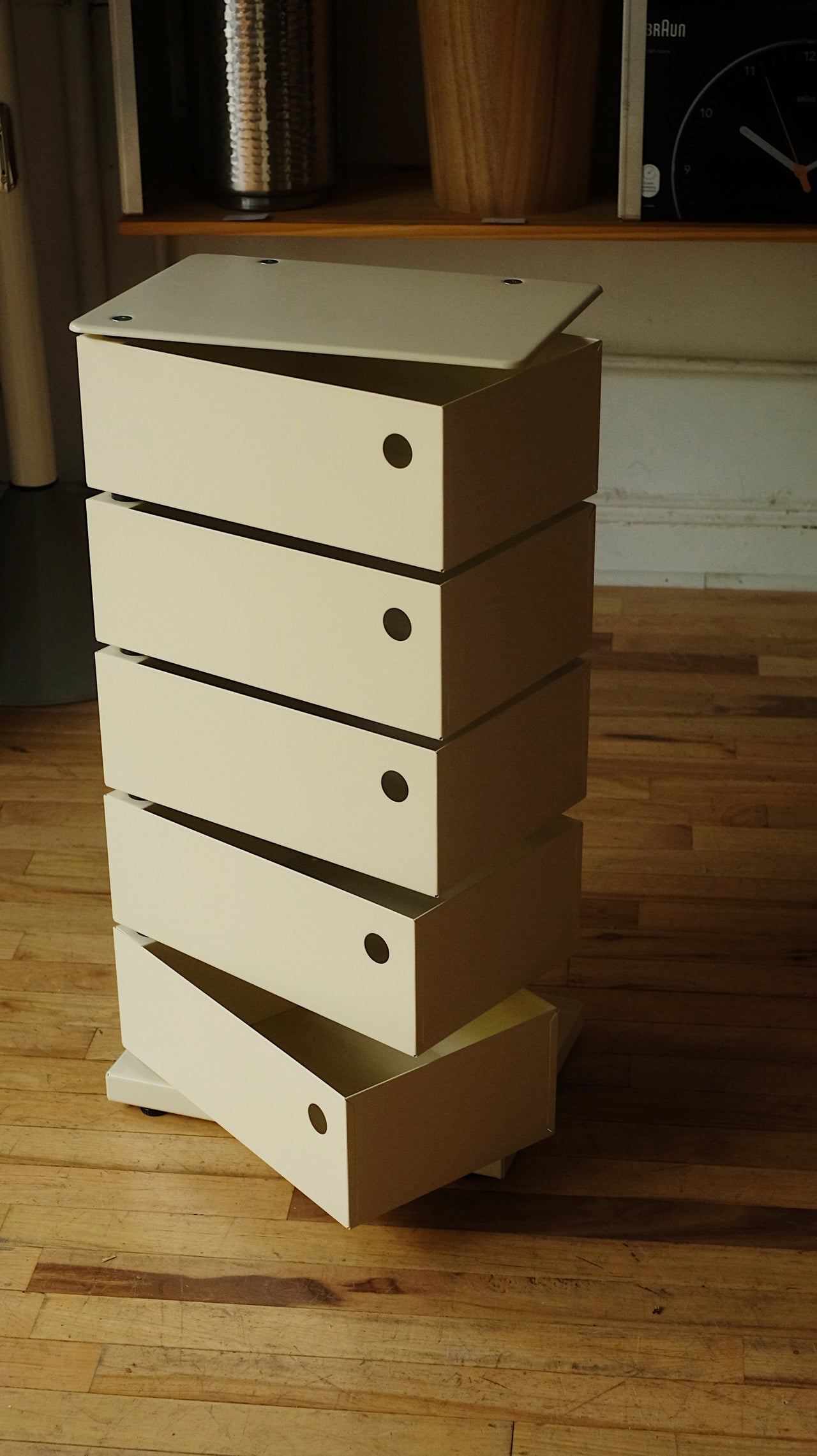 5-Drawer Pivot Cabinet (Butter)