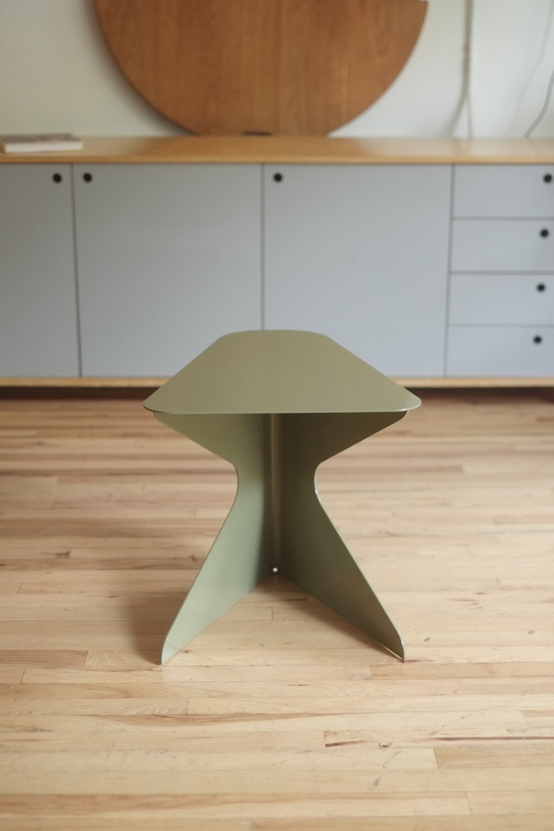 LM Stool by Nifemi-Marcus Bello (Lichen Green)
