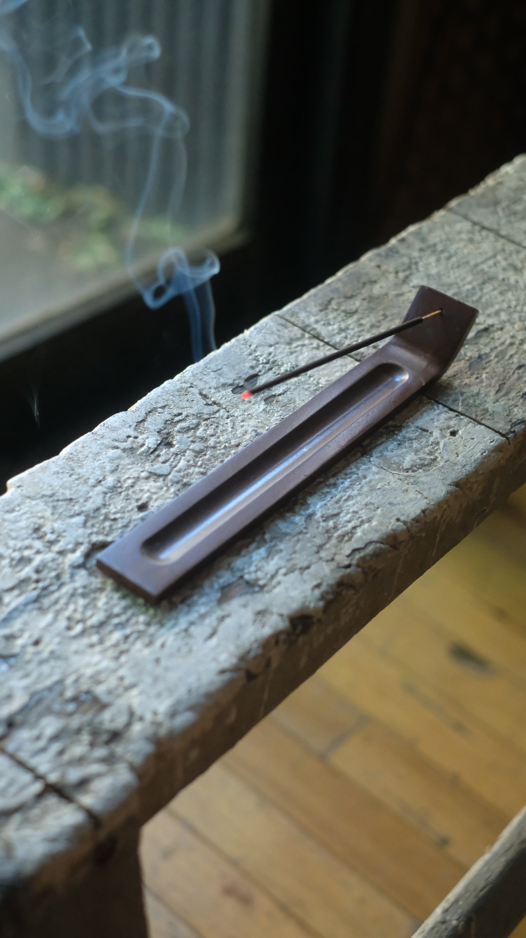 Steel Incense holder by Diego Albuerne
