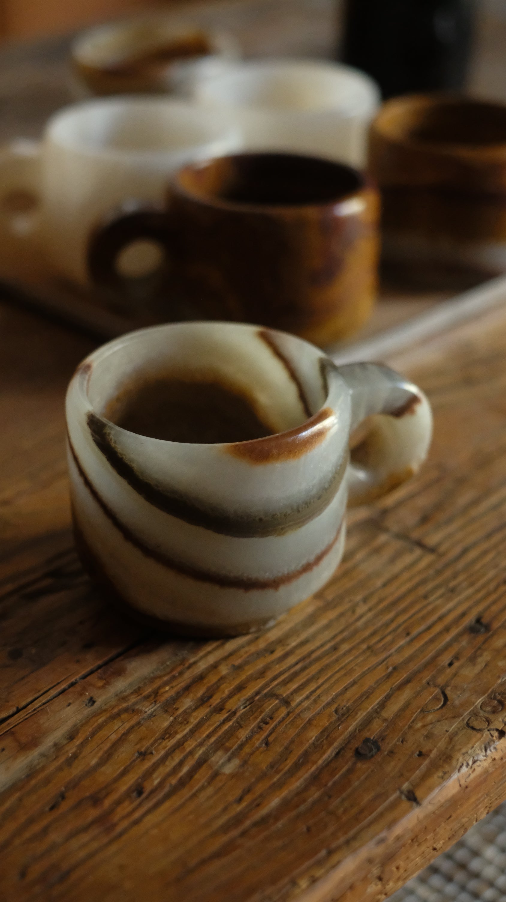 Stone Mugs by Apapacho (Onyx) (price per)