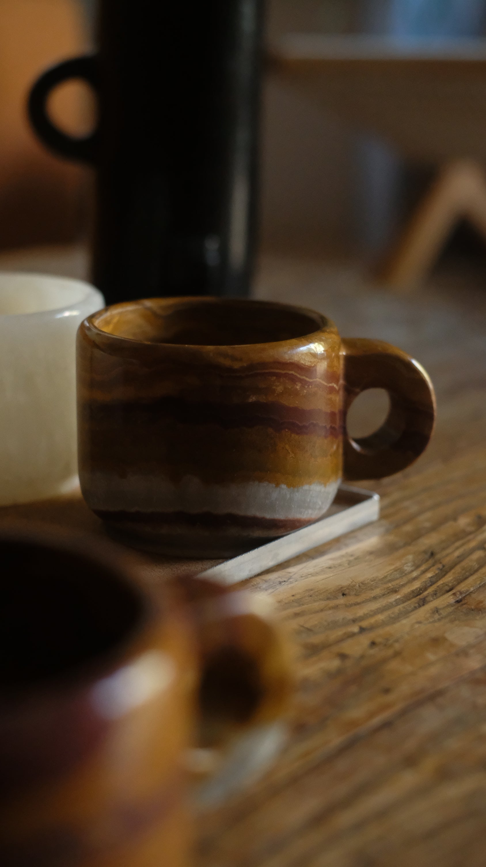 Stone Mugs by Apapacho (Onyx) (price per)