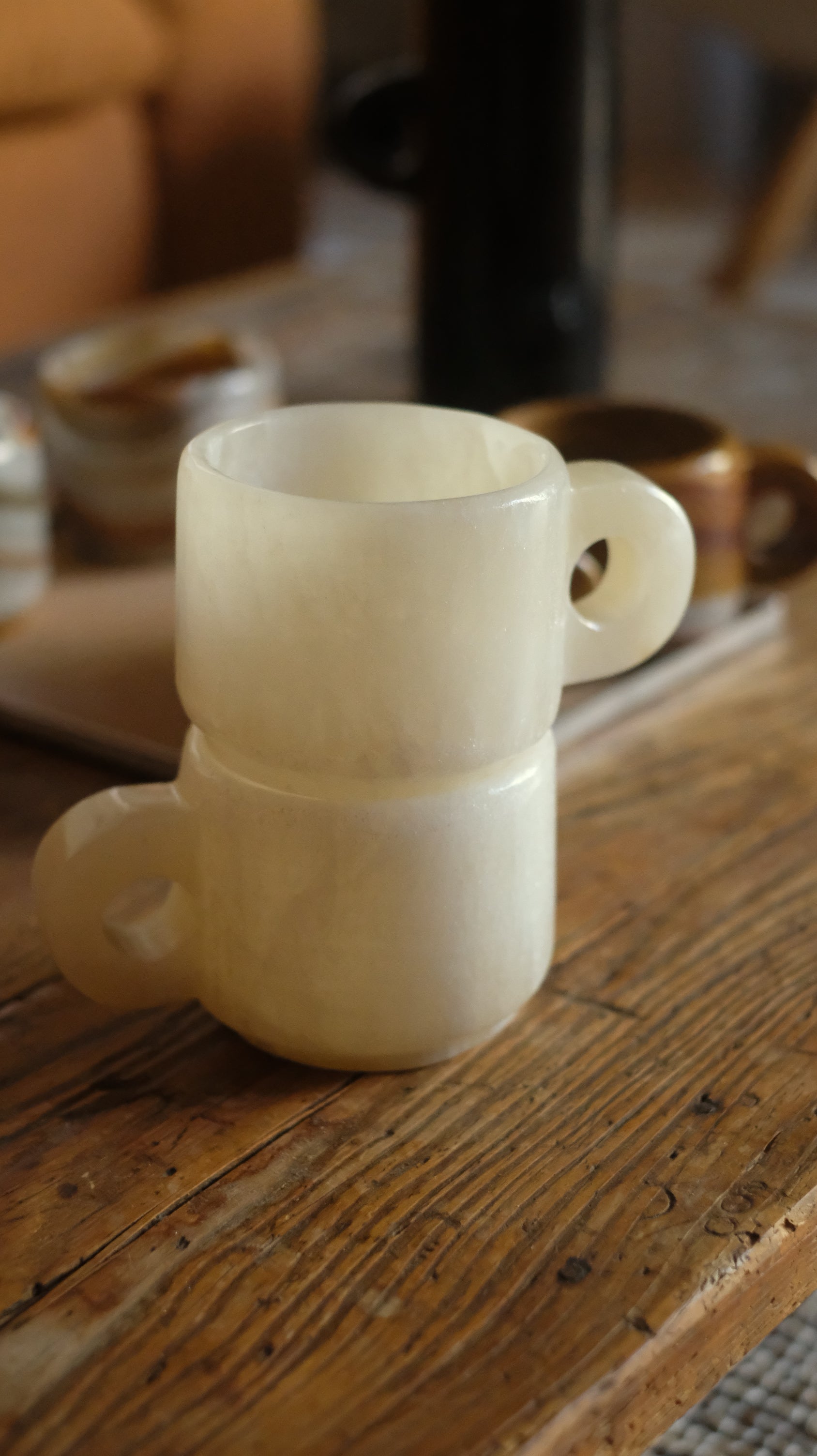 Stone Mugs by Apapacho (Onyx) (price per)