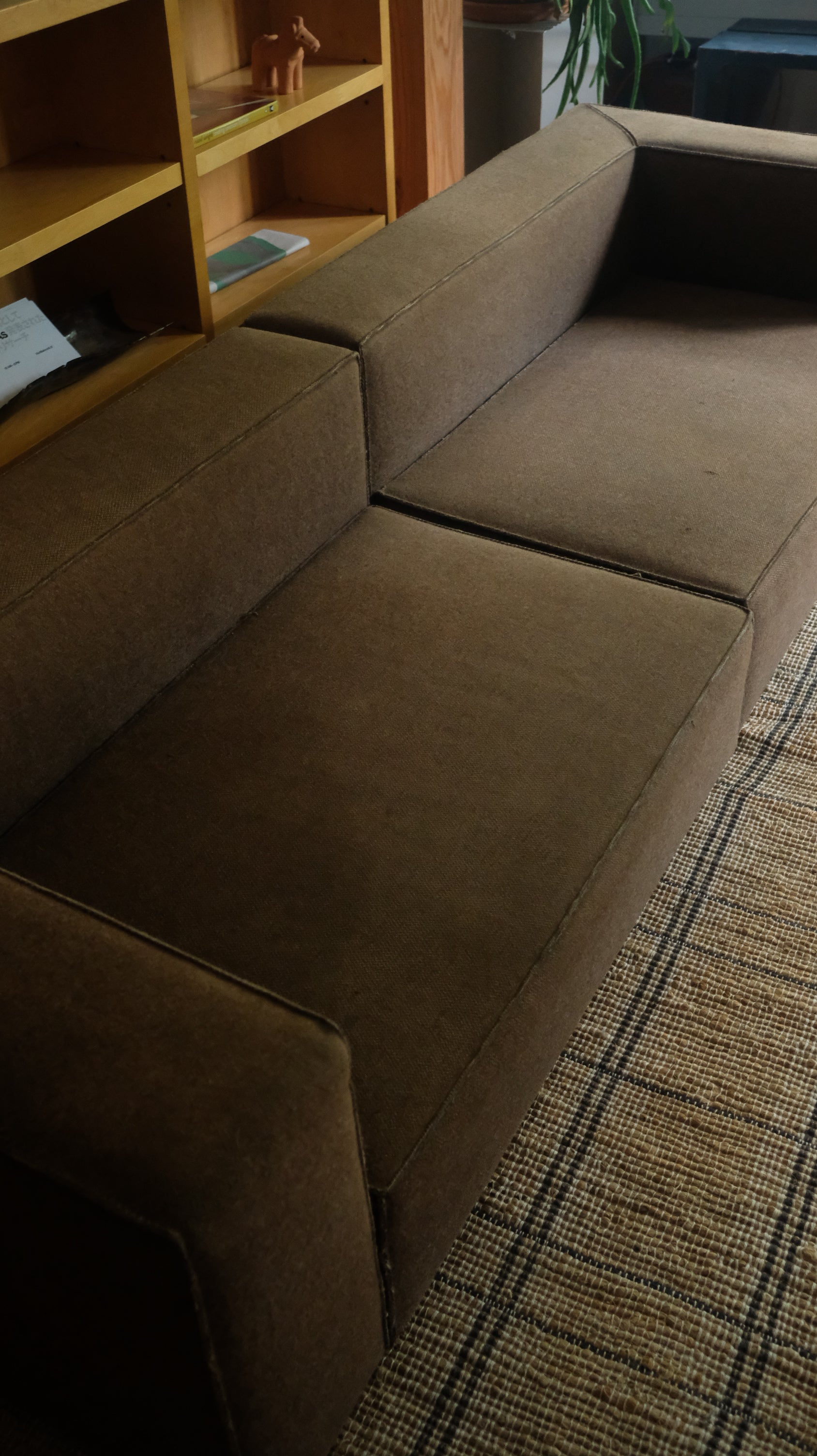 Low Profile Felt/Wool Sofa