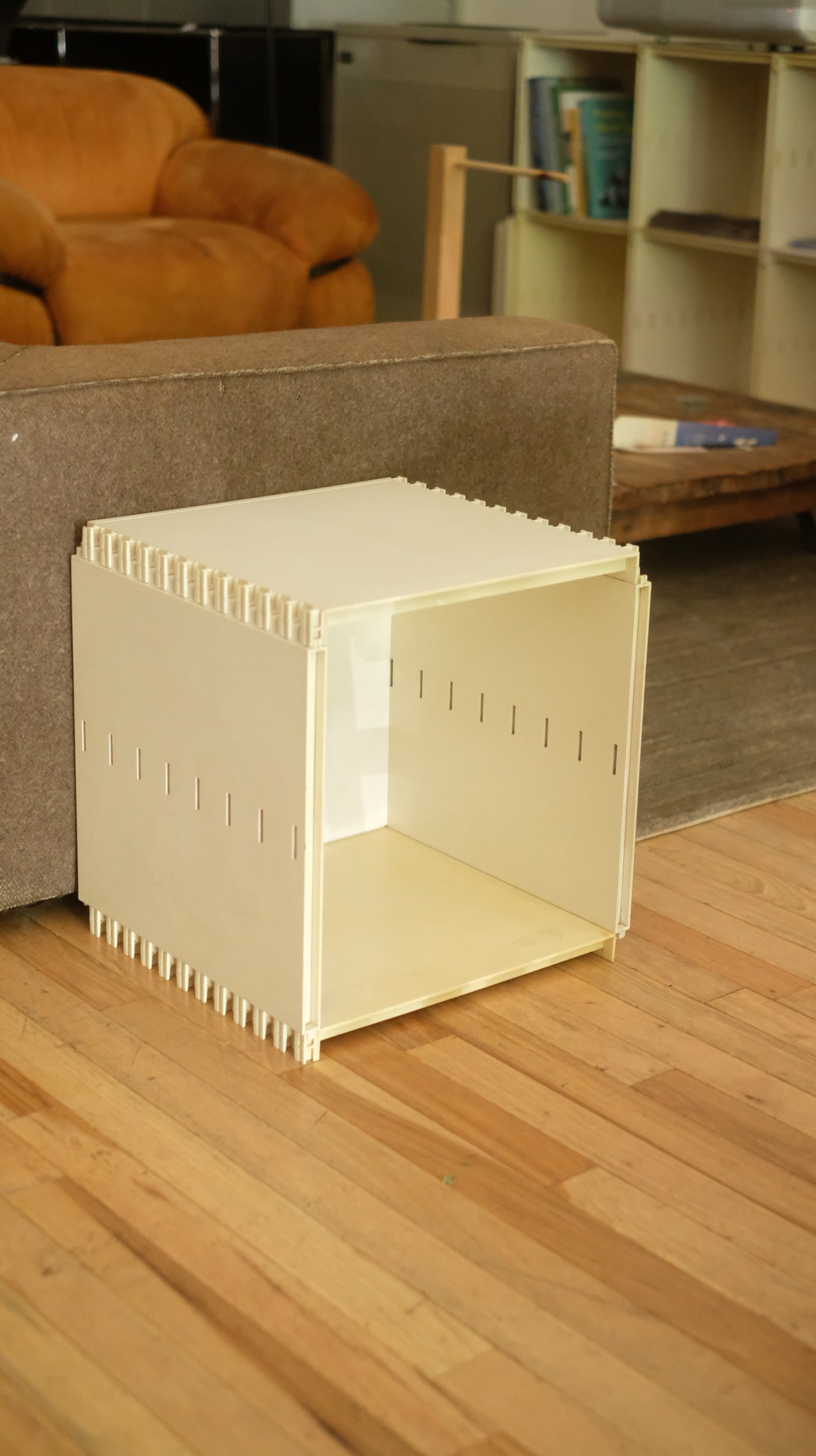 Rare 'Glifo' Shelving Cube by Enzo Mari for Gavina c.1967