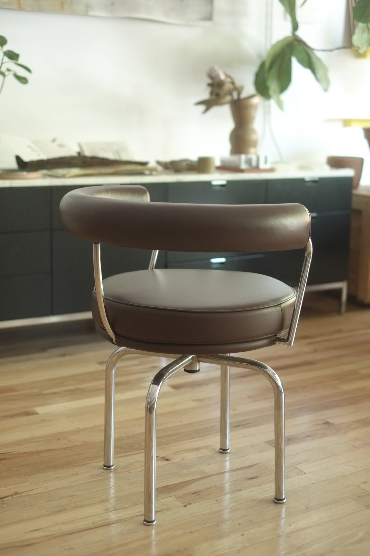 LC7 Swivel Chair by CHARLOTTE PERRIAND, Le Corbusier & Jeanneret 