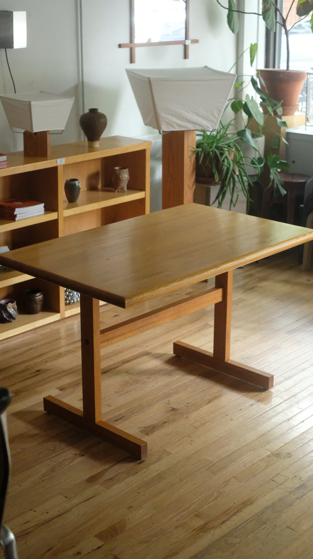Wooden Trestle Dining Table