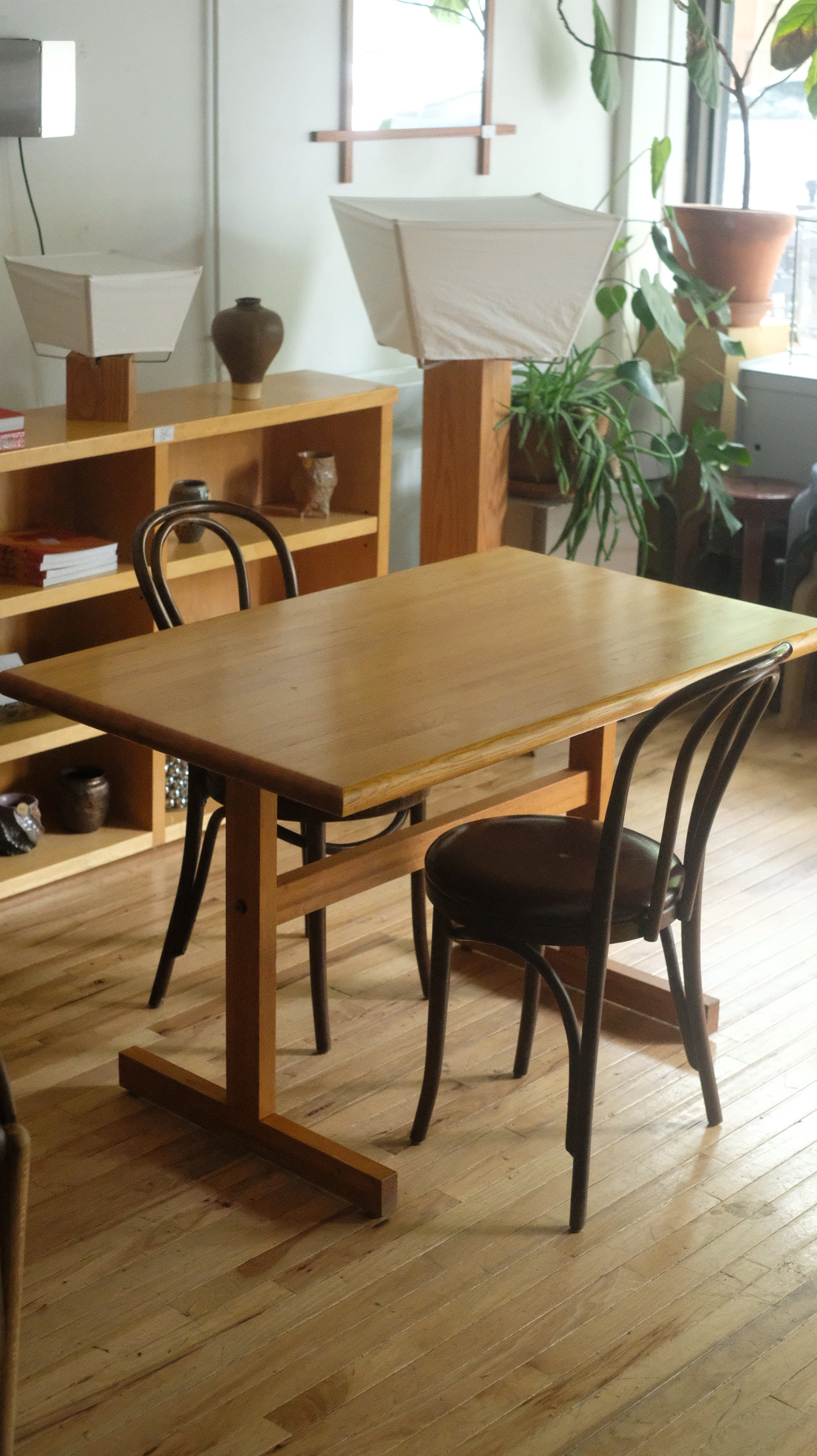 Wooden Trestle Dining Table