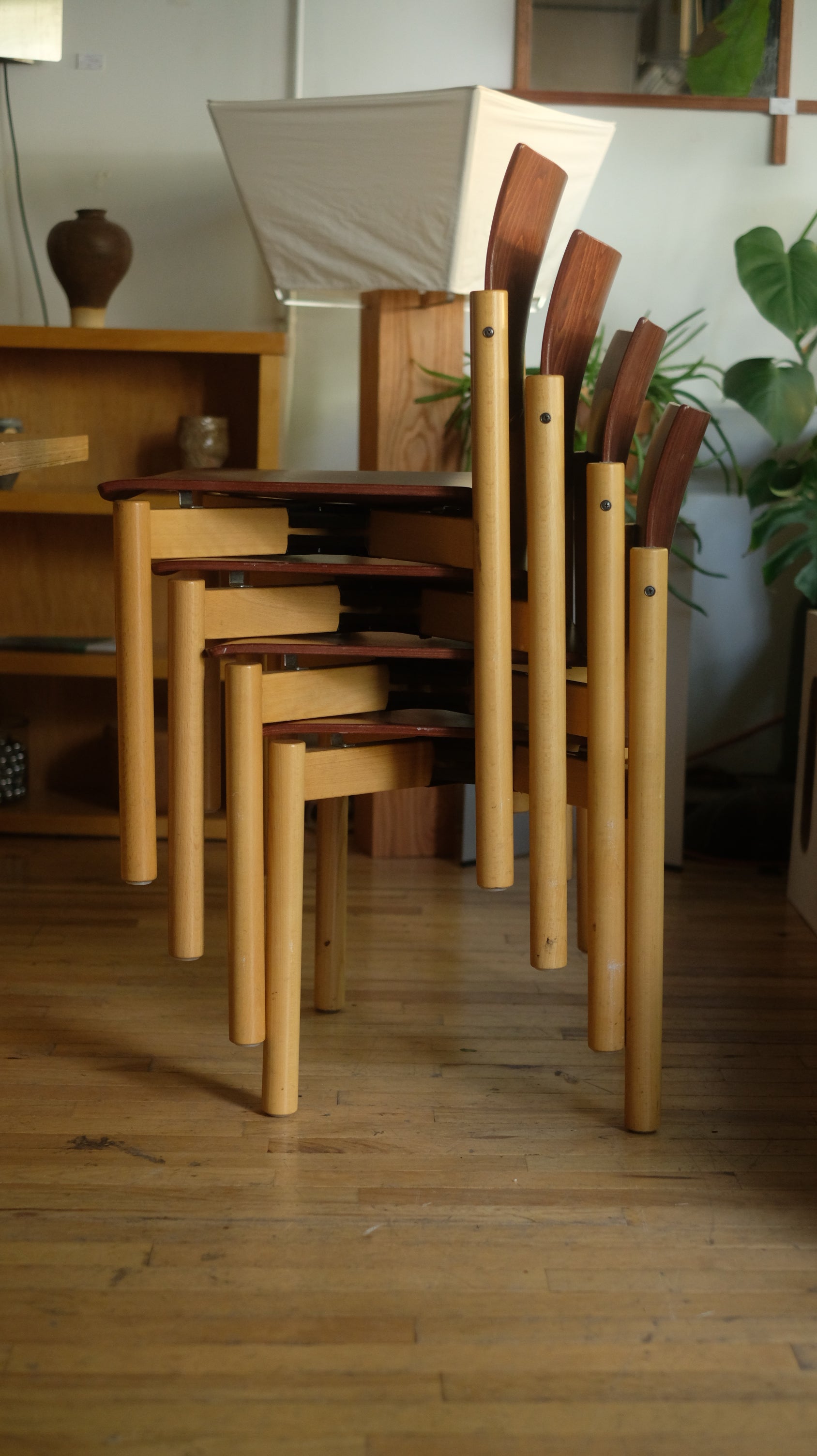 Stackable Dining Chairs by Kusch + Co (Set of 4)