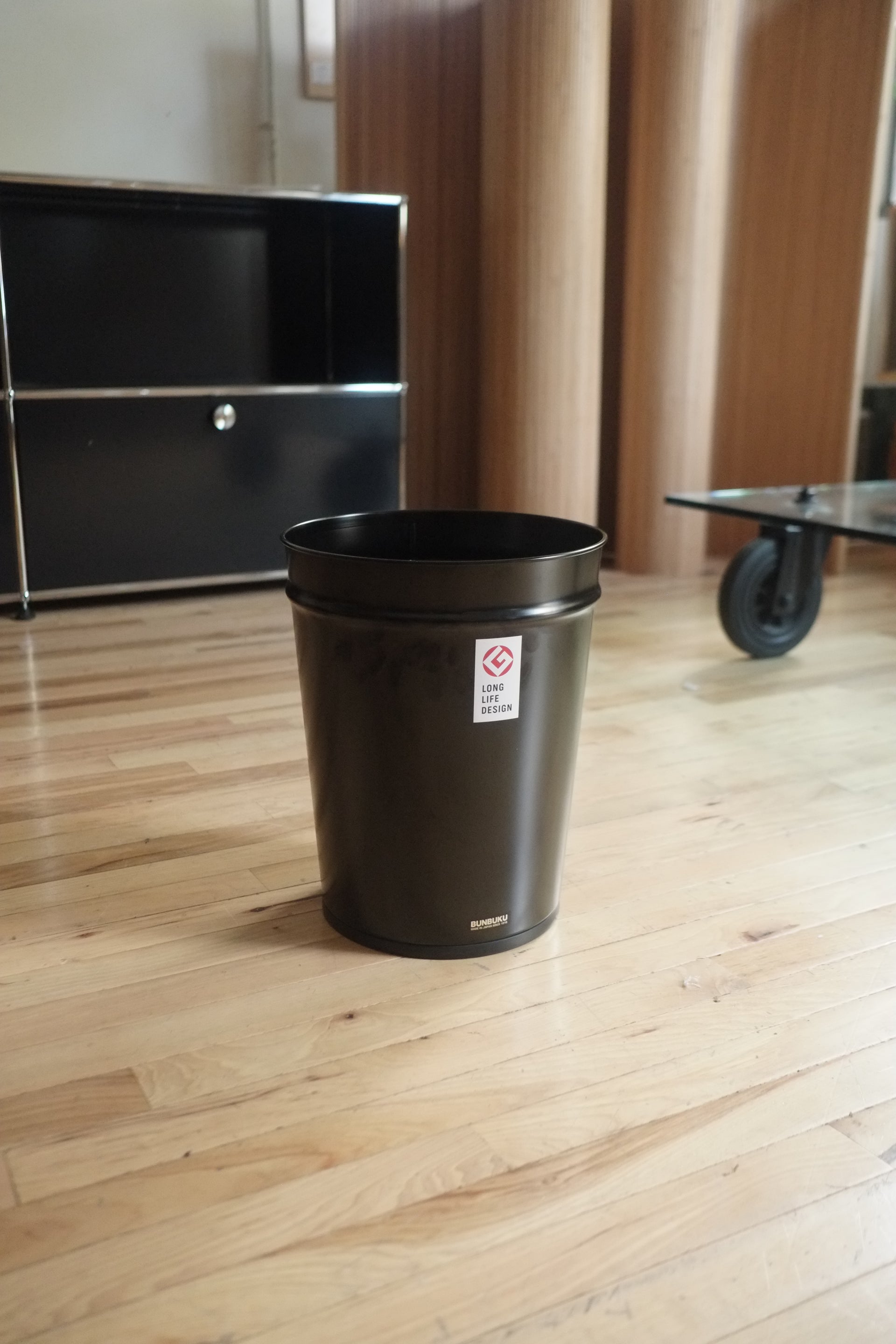 Bunbuku Waste Basket (Black)