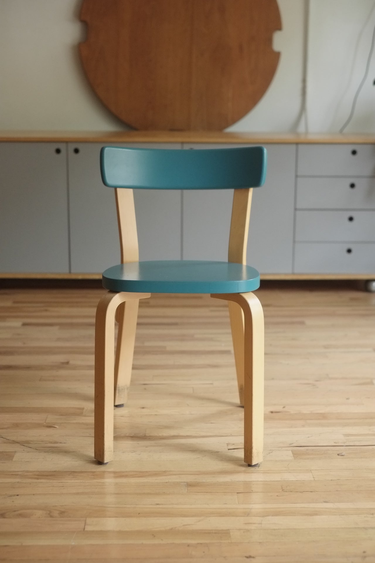 (B-Stock) Chair 69 by Alvar Aalto for Artek (Teal)