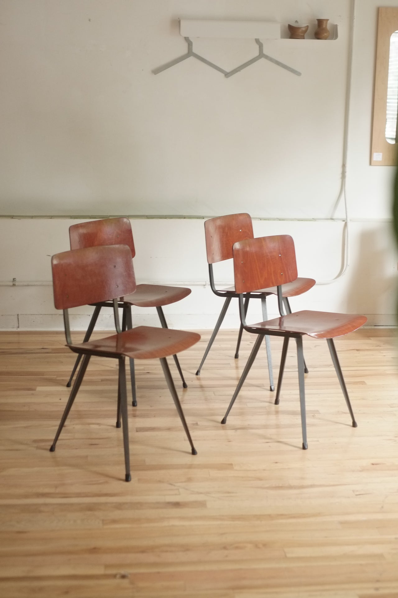 'Result' dining chairs by Friso Kramer for Ahrend (Set only)
