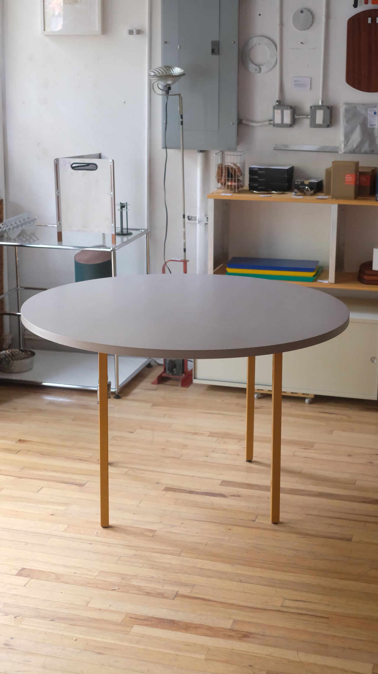 Two Color Round Table by Muller van Severen for Hay