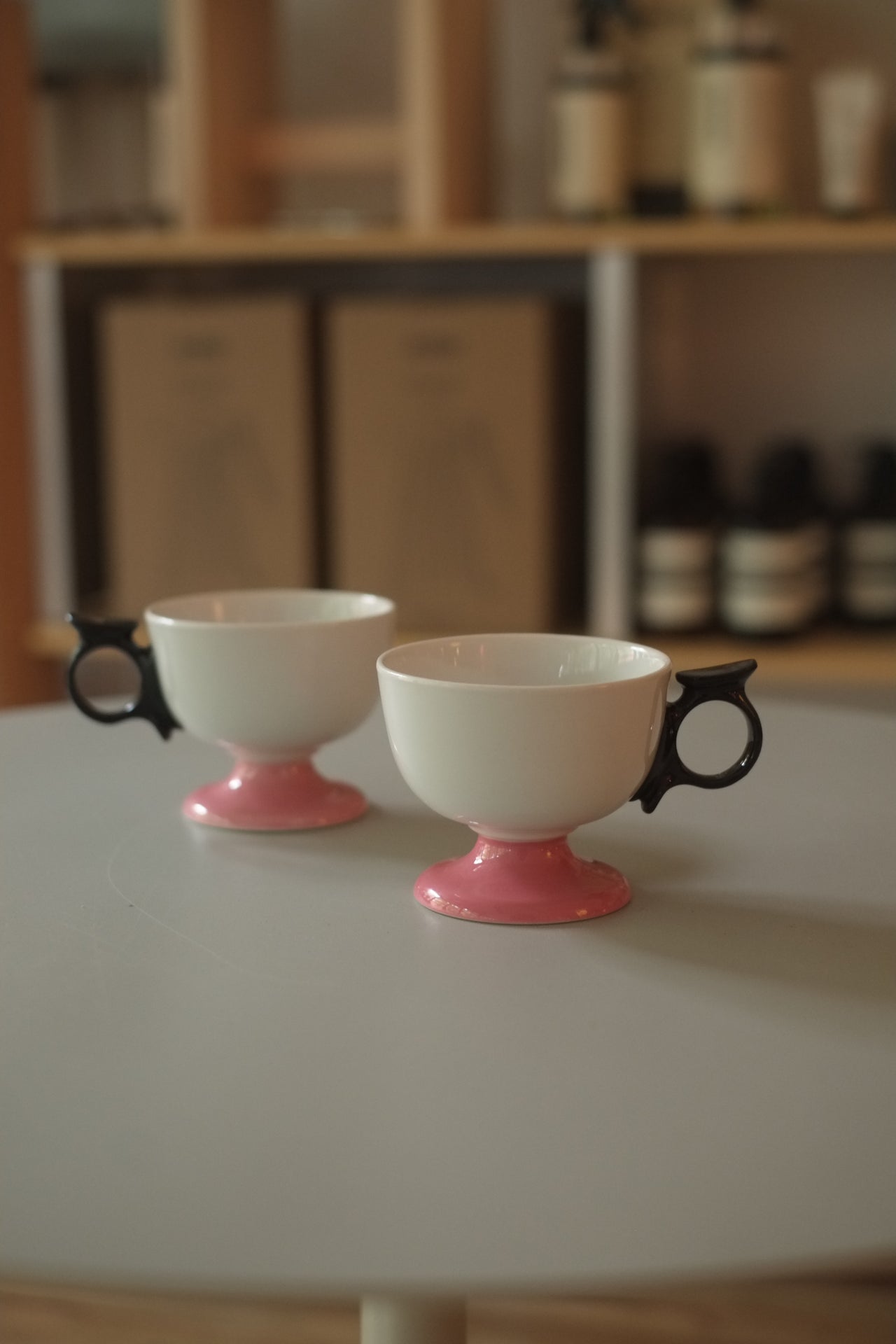 ALEXANDER GIRARD for La Fonda del Sol Pedestal Mugs (Pair)